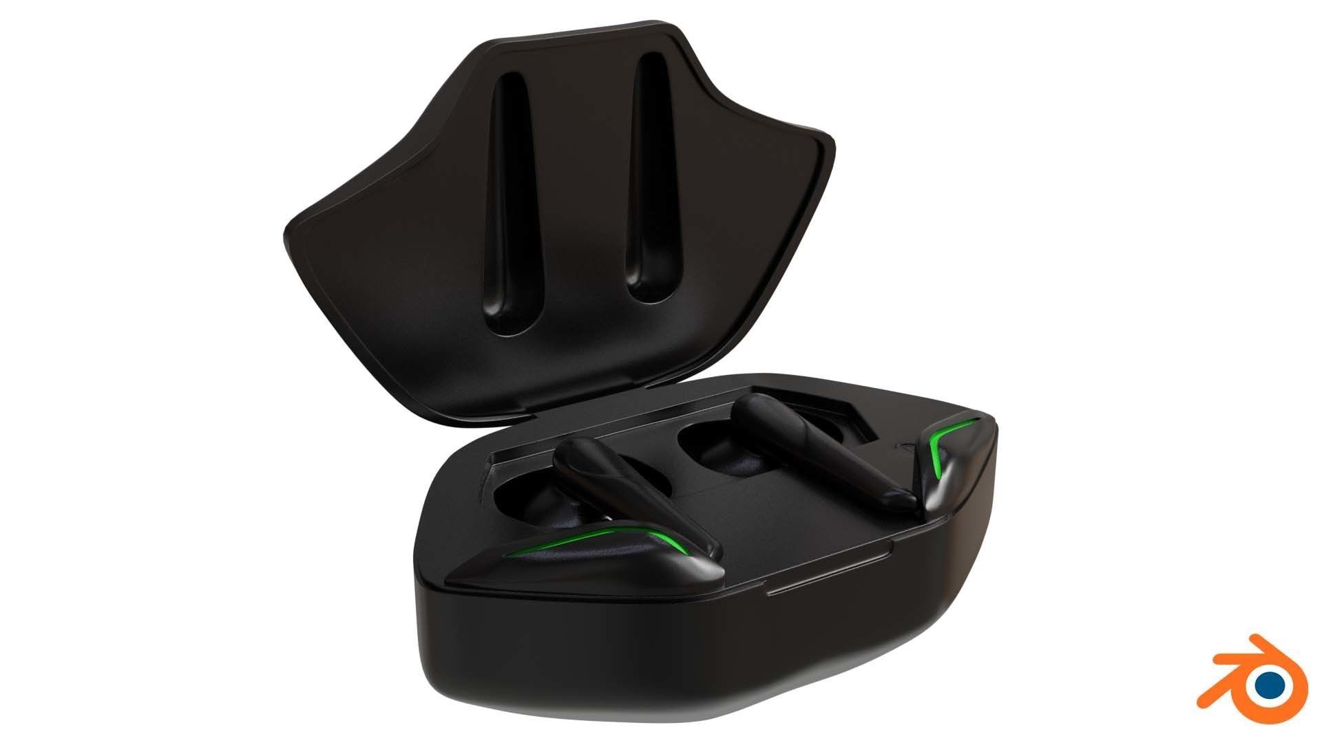 Wireless Earphone 3D model_10