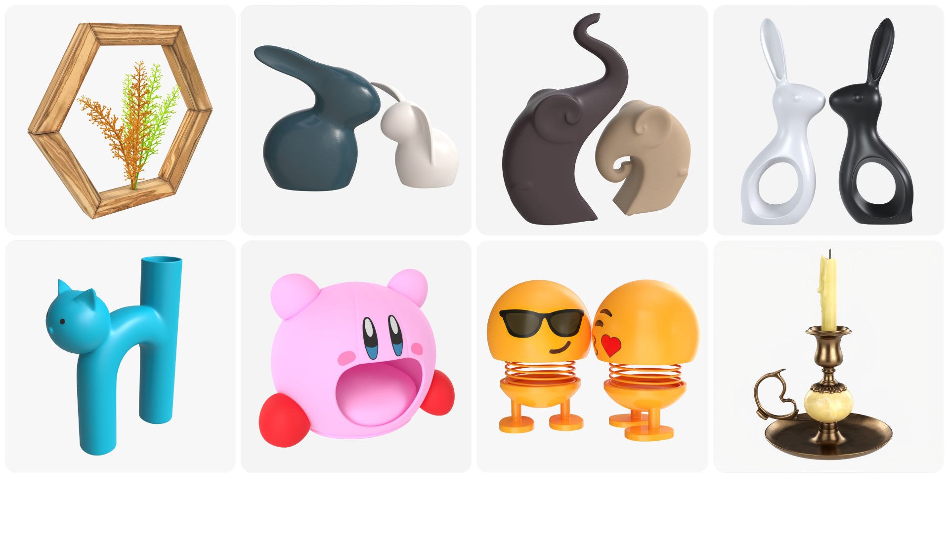 Teenager room decorations 3D model_4