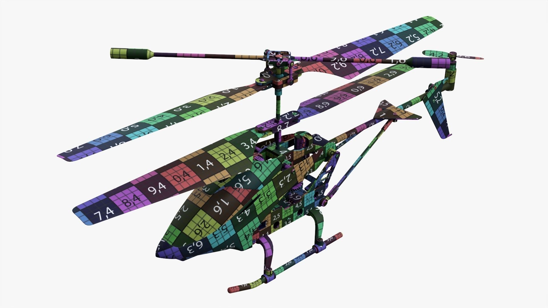 Teenager room decorations 3D model_12