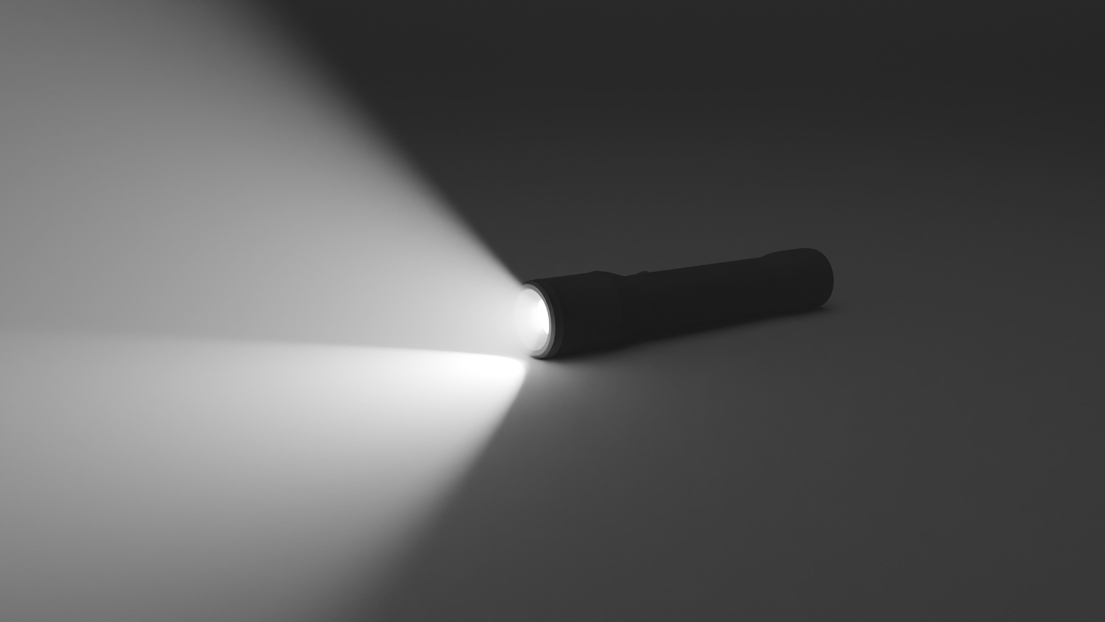 Flashlight Model Low-poly 3D model_3