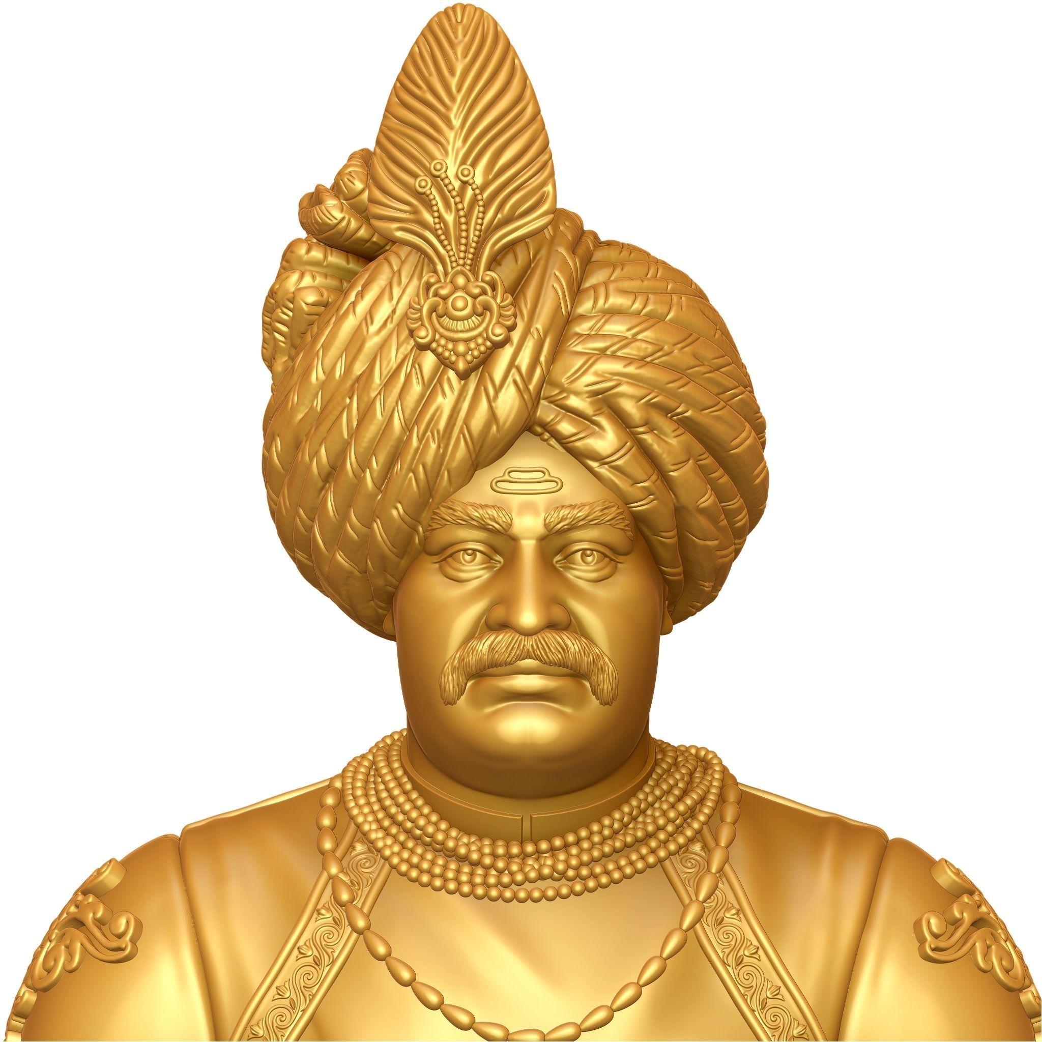 Raja Shahu Ji Maharaj- 3D print model 3D print model_2