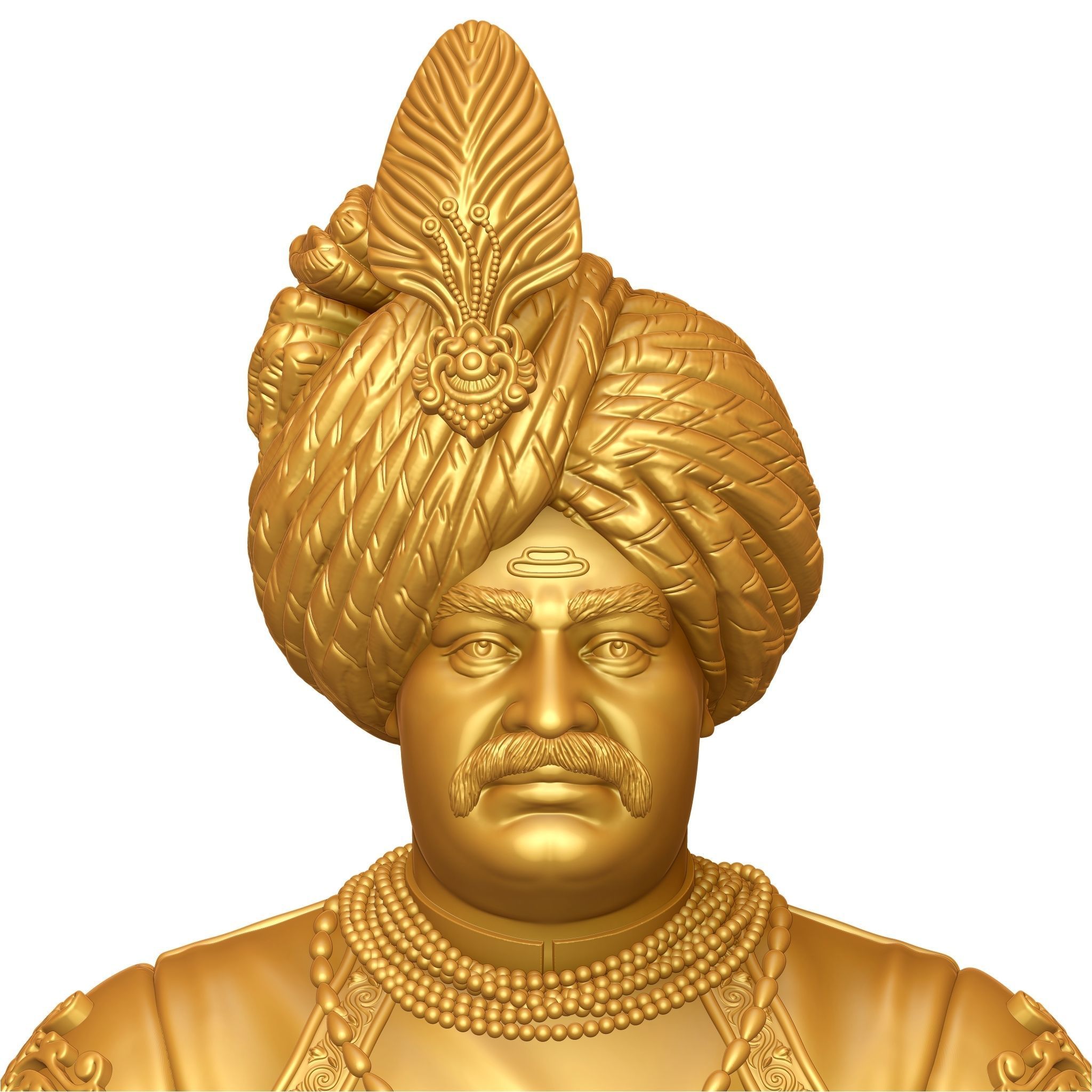 Raja Shahu Ji Maharaj- 3D print model 3D print model_3