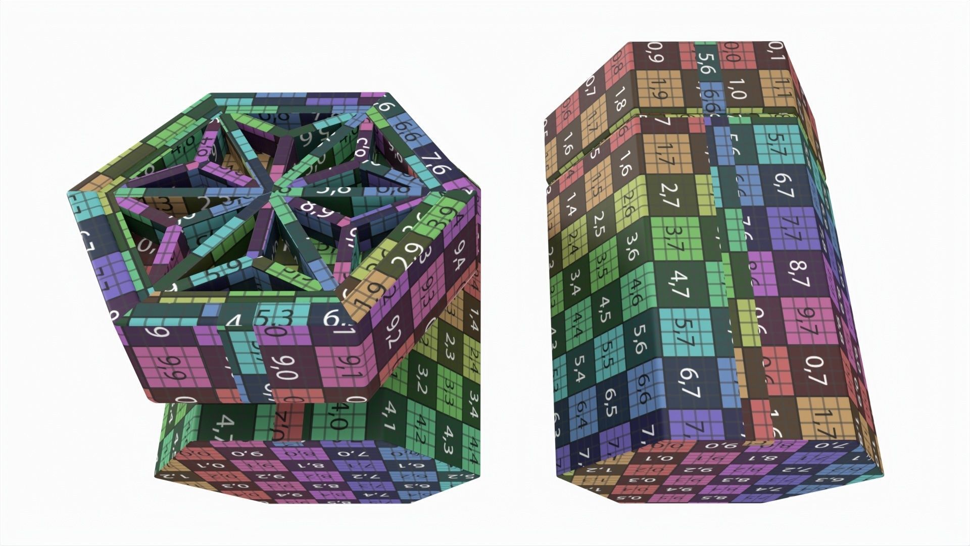 Japanese table items 3D model_12