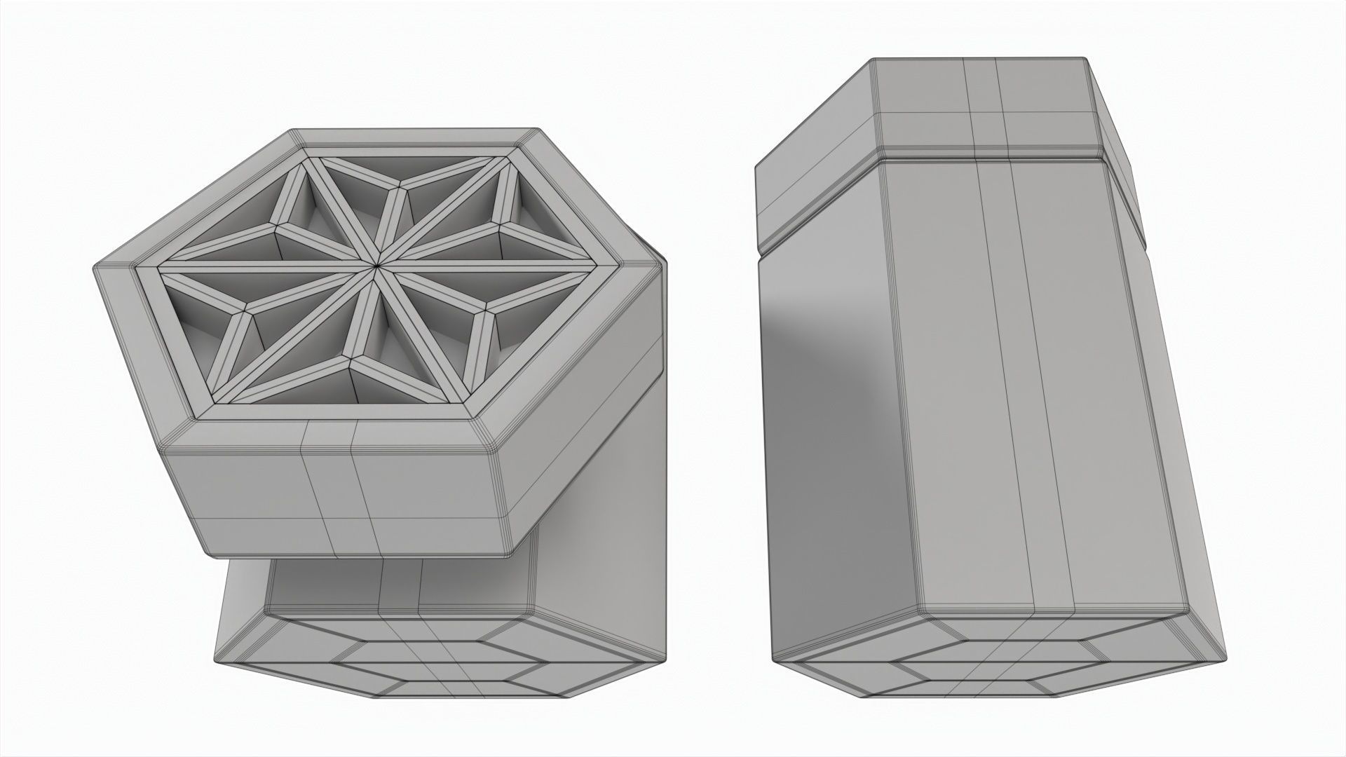 Japanese table items 3D model_11