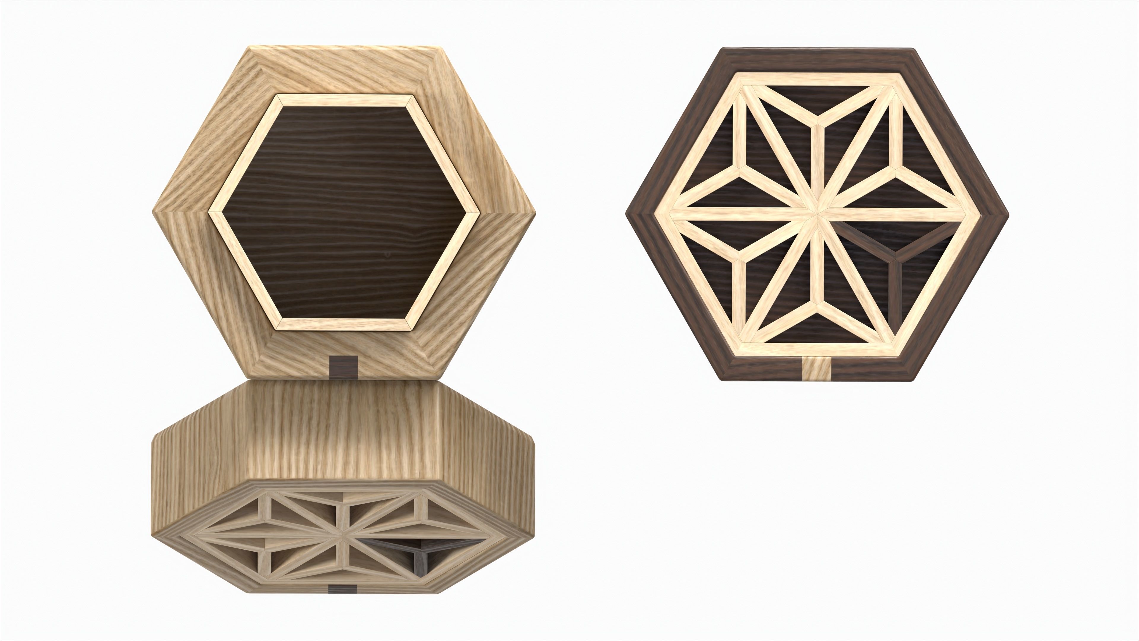 Japanese table items 3D model_10