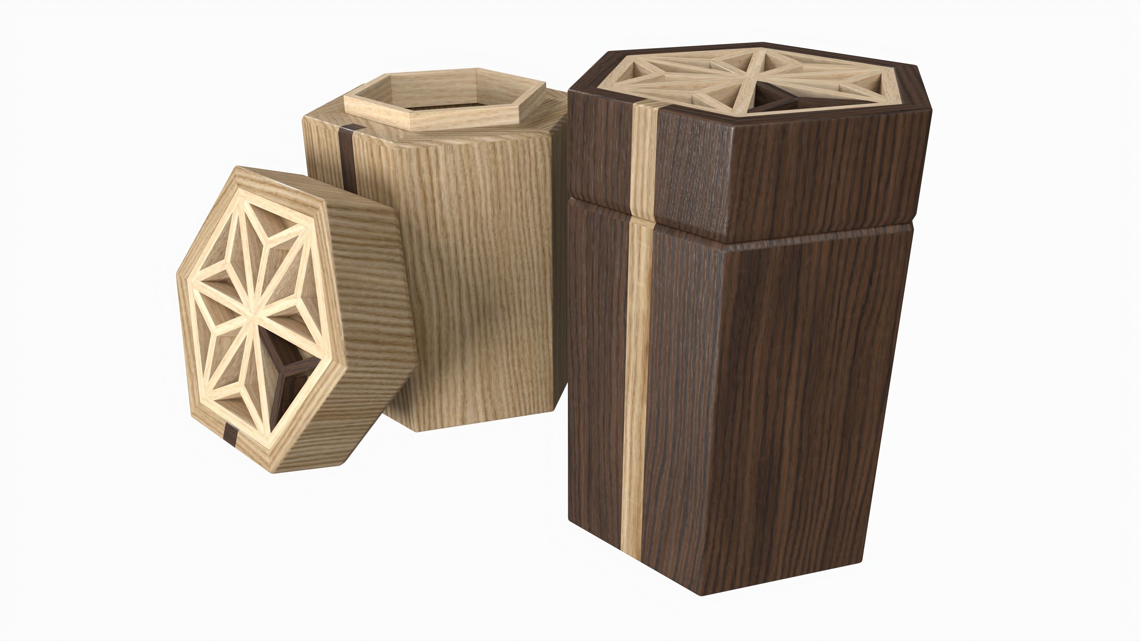 Japanese table items 3D model_8