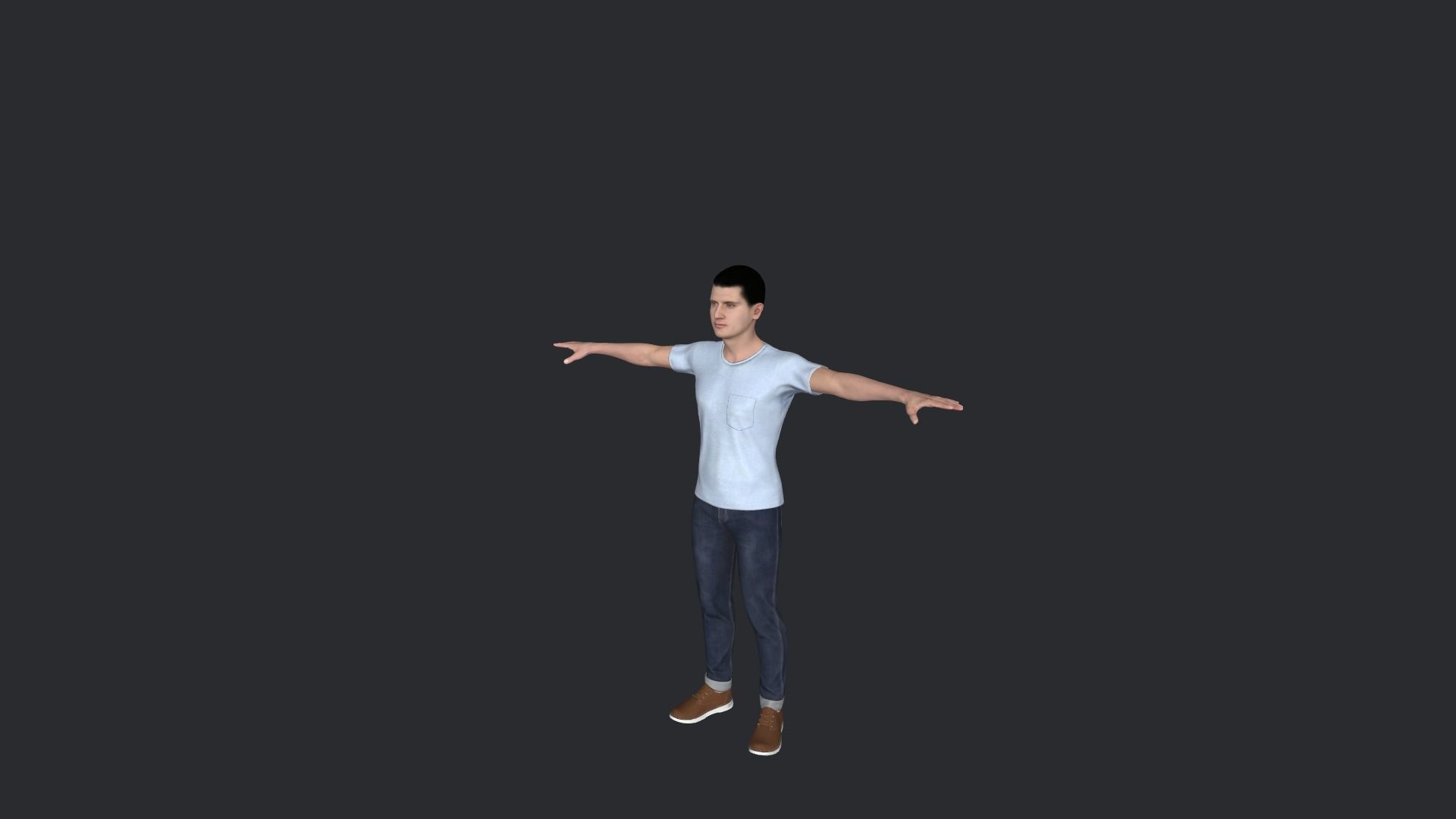 Nikola Jokic Hyper Realistic Full Body Rigged Character 3D model_5