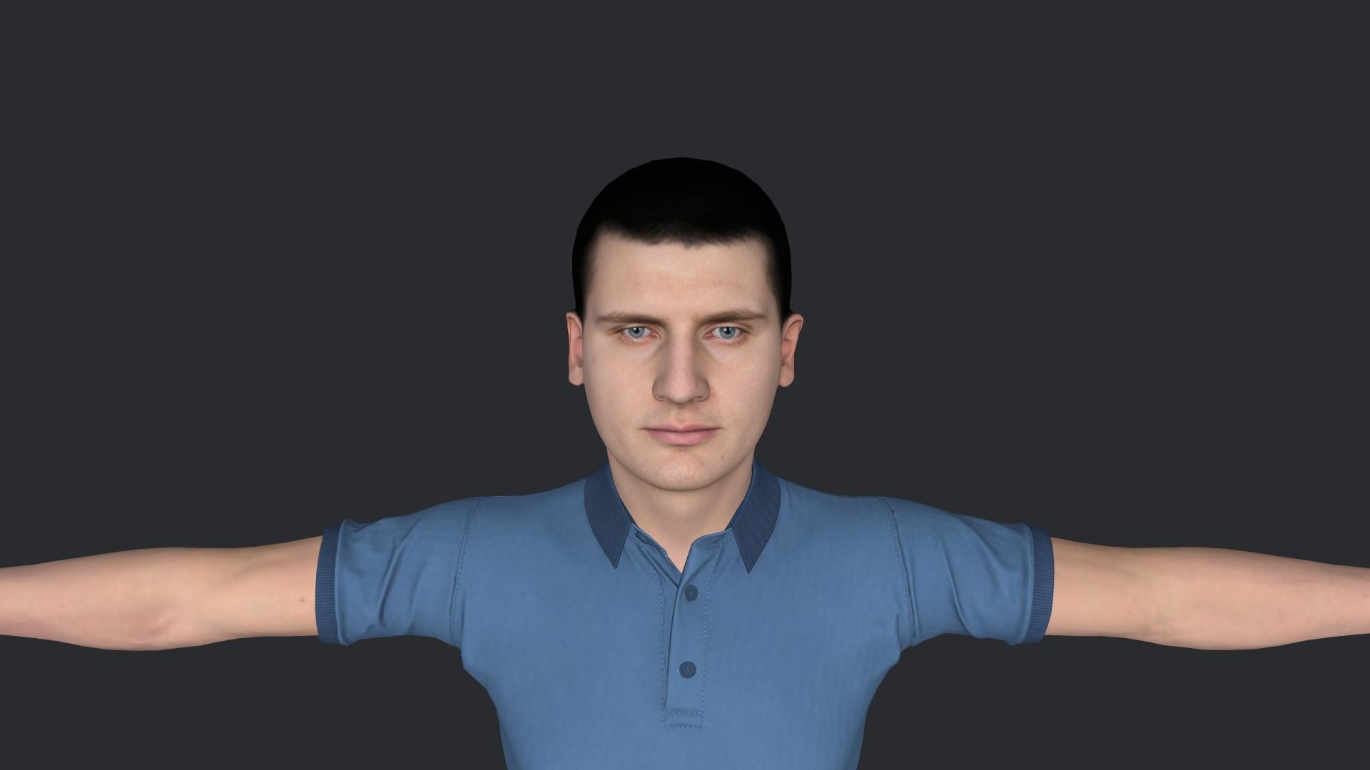 Nikola Jokic Hyper Realistic Full Body Rigged Character 3D model_13
