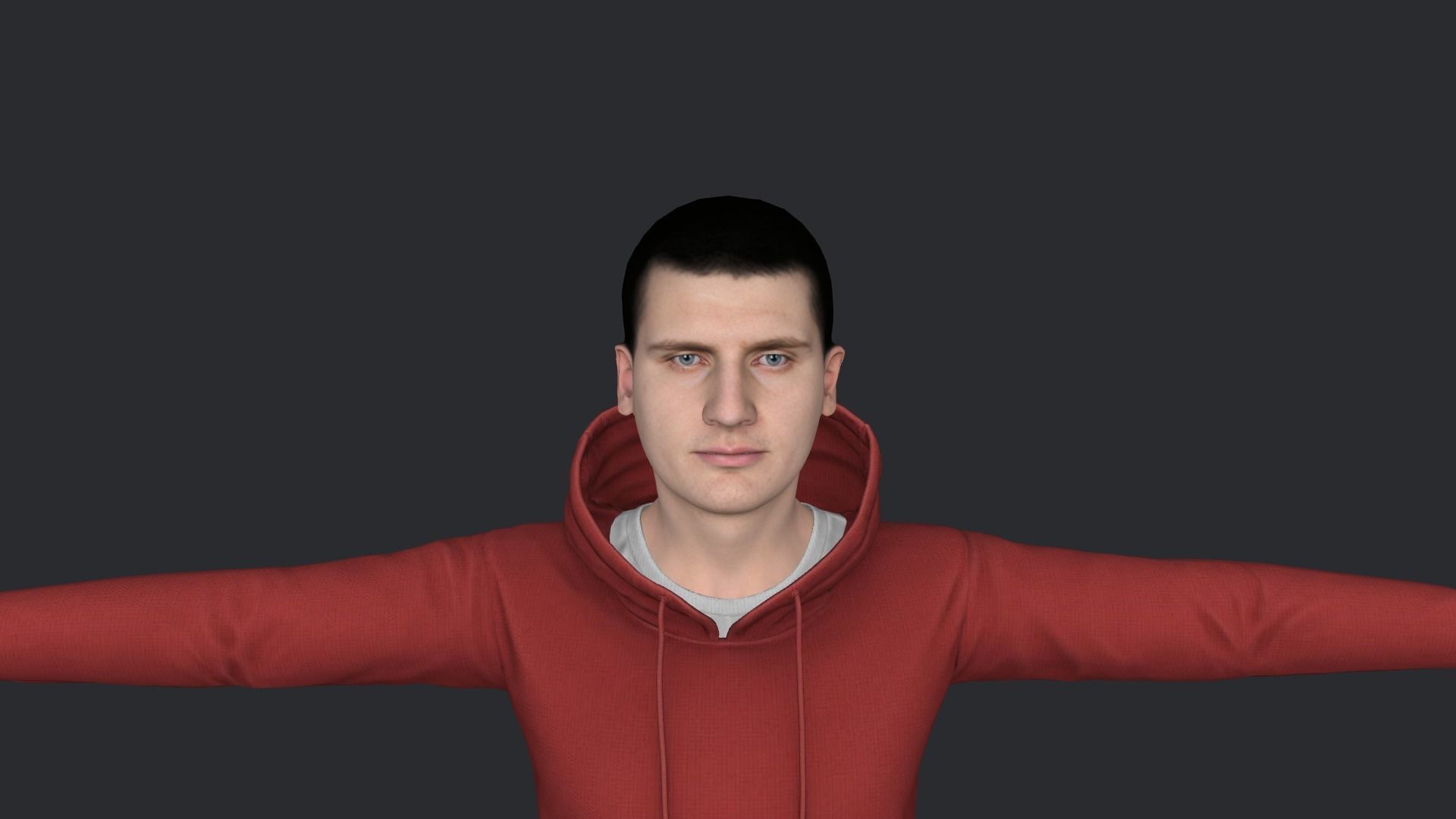 Nikola Jokic Hyper Realistic Full Body Rigged Character 3D model_7