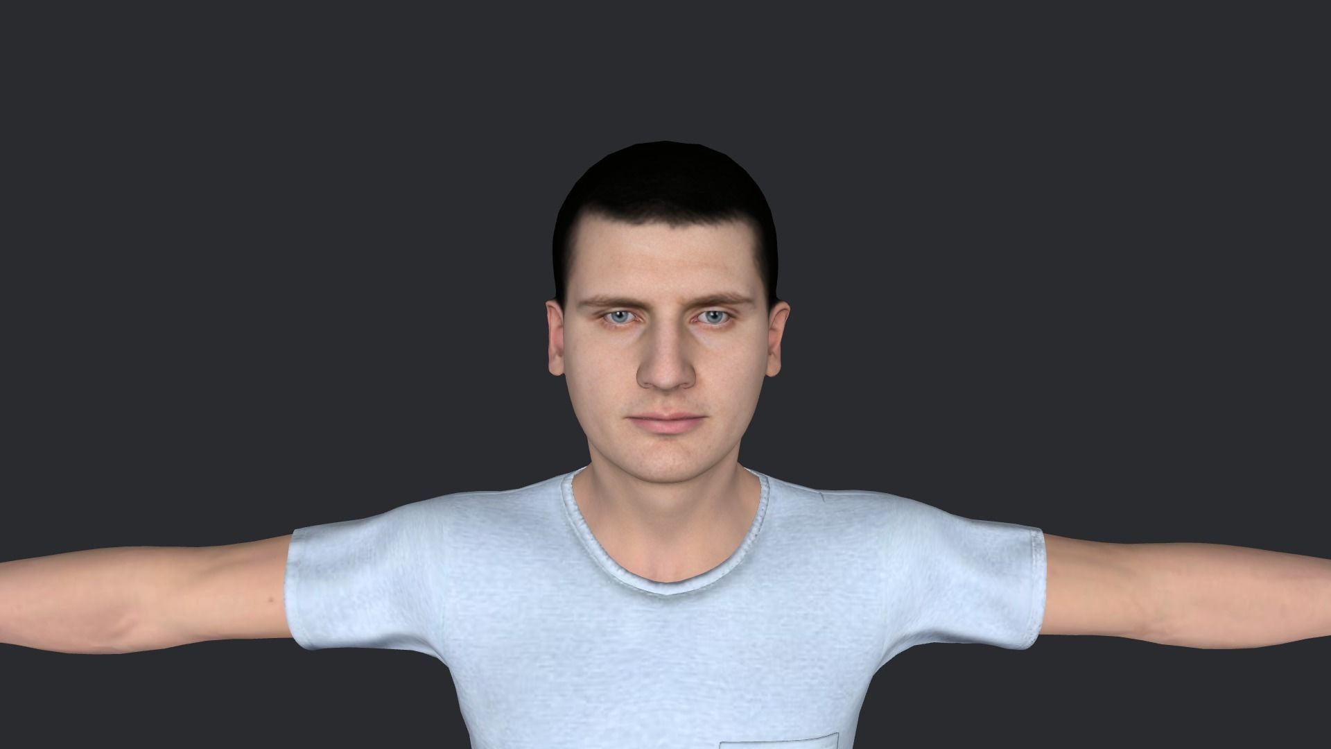 Nikola Jokic Hyper Realistic Full Body Rigged Character 3D model_2