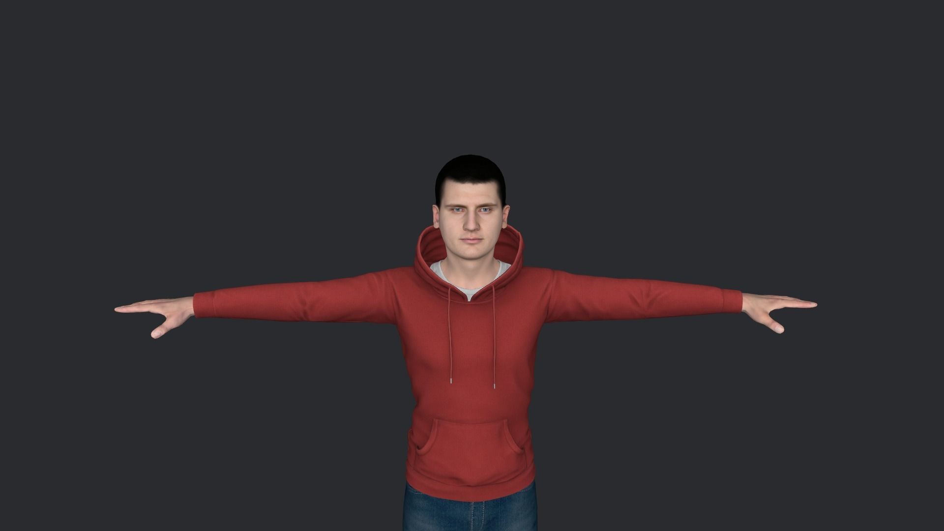 Nikola Jokic Hyper Realistic Full Body Rigged Character 3D model_8