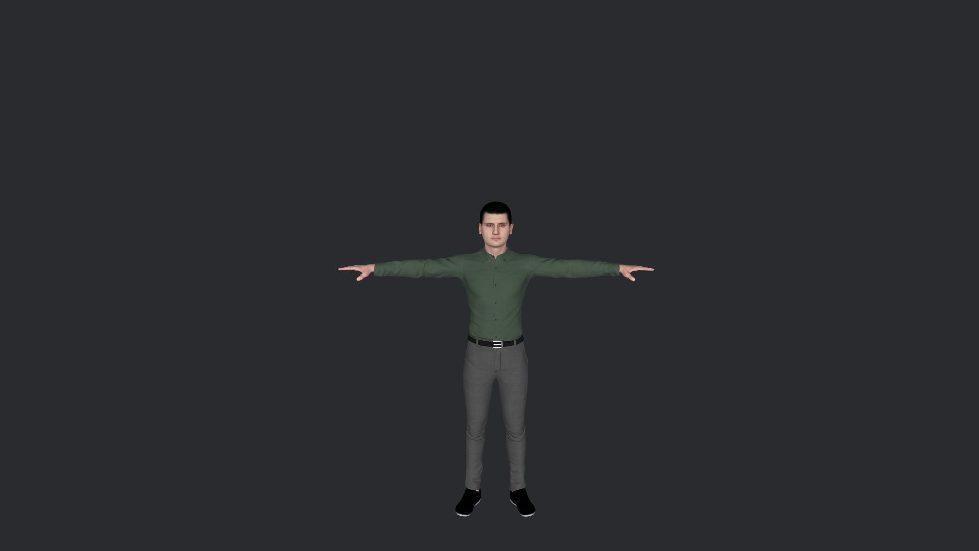 Nikola Jokic Hyper Realistic Full Body Rigged Character 3D model_28