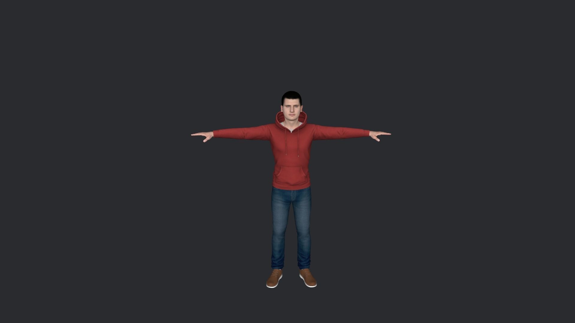 Nikola Jokic Hyper Realistic Full Body Rigged Character 3D model_9