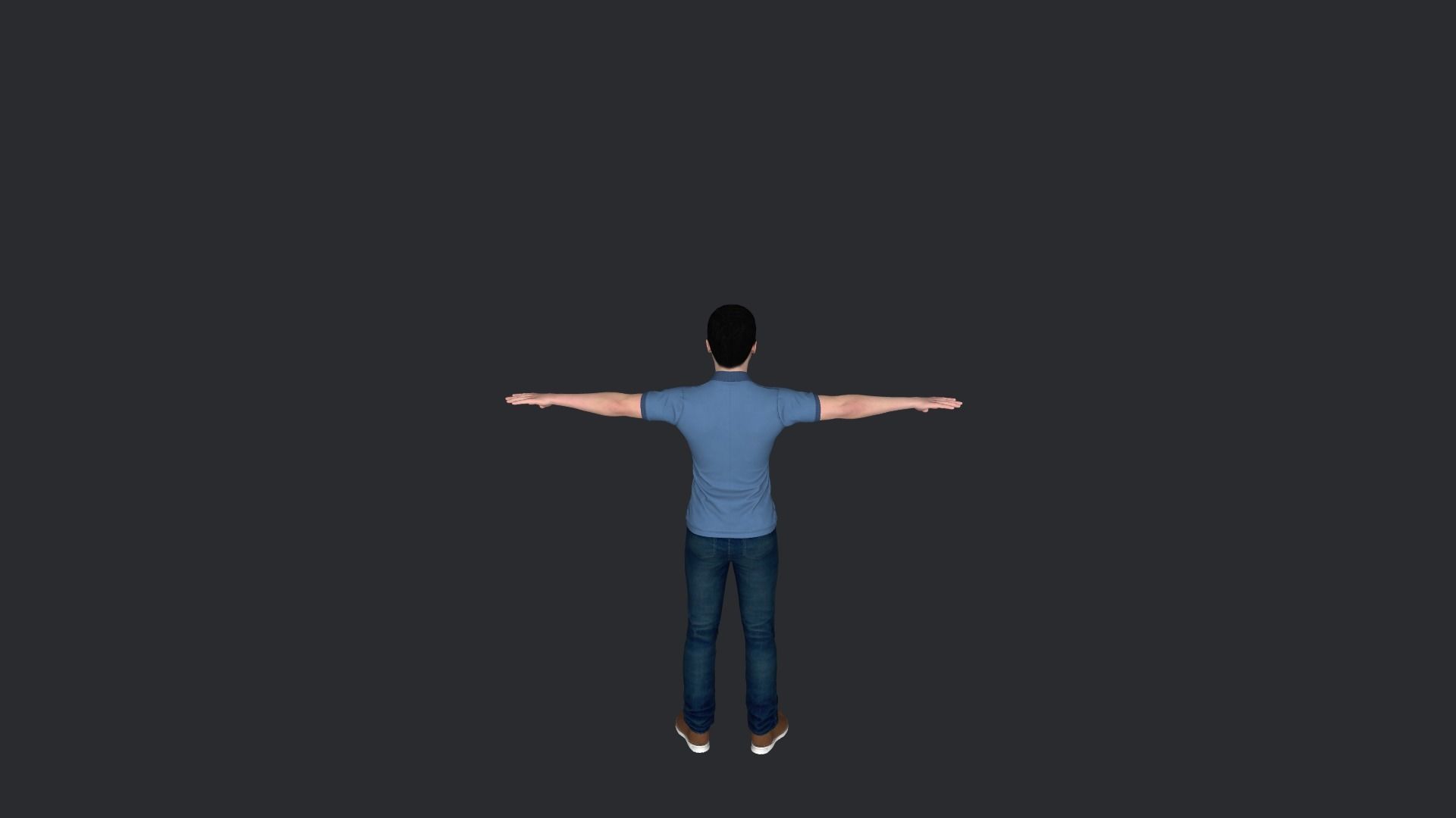 Novak Djokovic Hyper Realistic Full Body Rigged Character 3D model_17