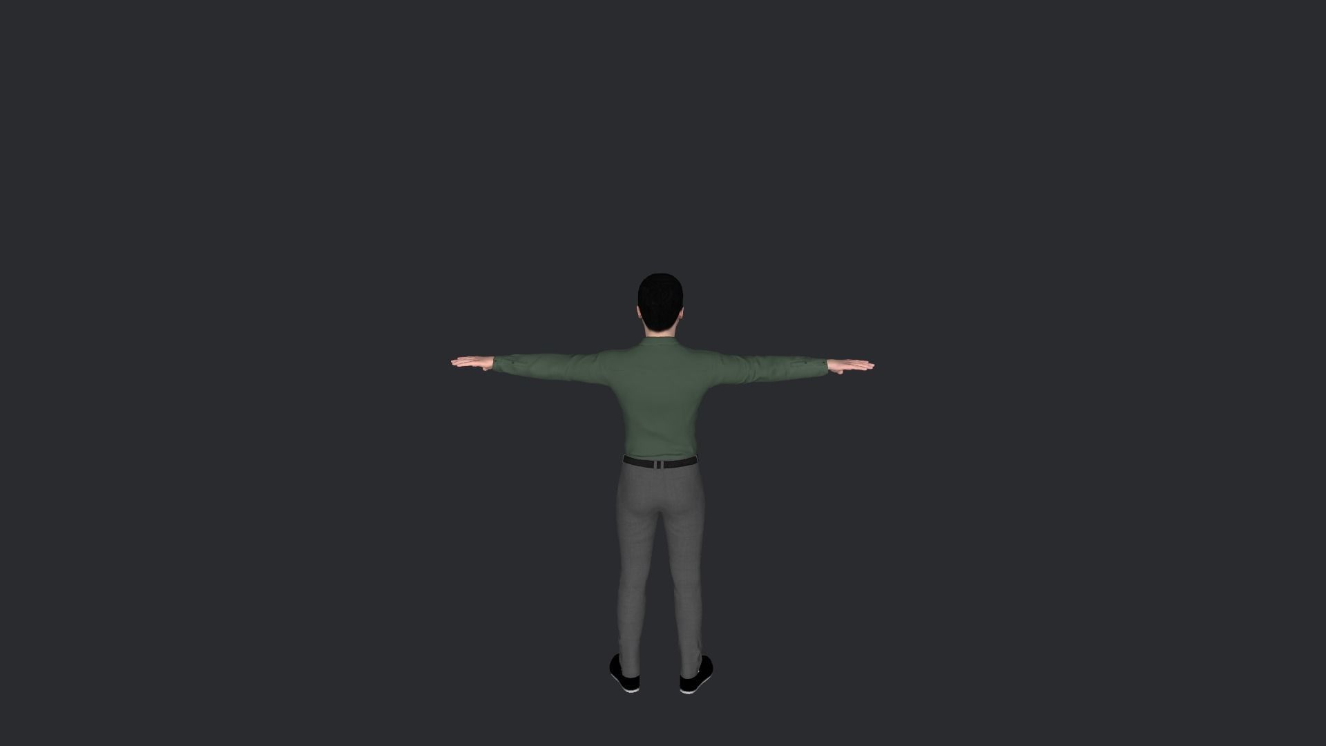 Novak Djokovic Hyper Realistic Full Body Rigged Character 3D model_1
