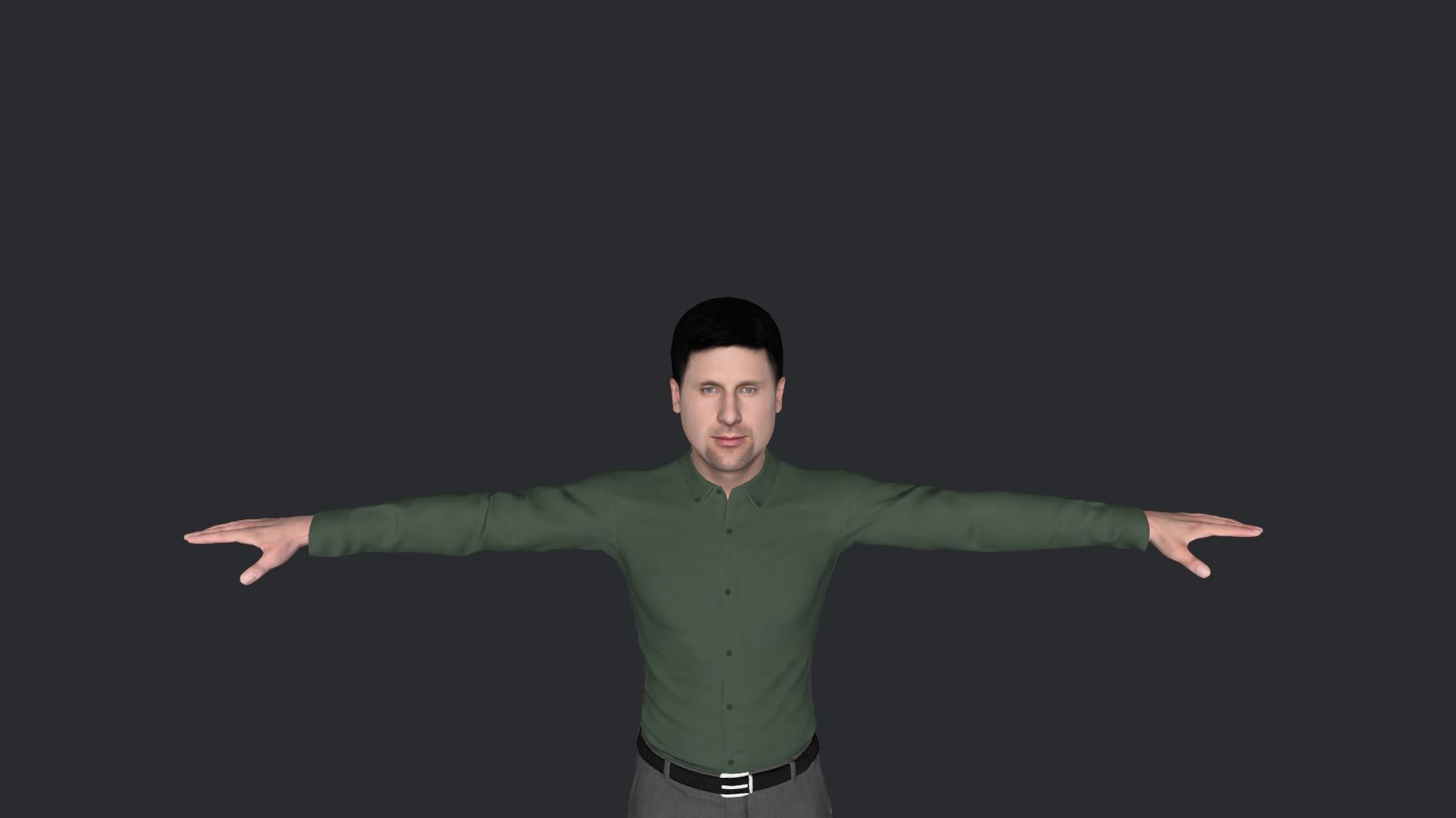 Novak Djokovic Hyper Realistic Full Body Rigged Character 3D model_27