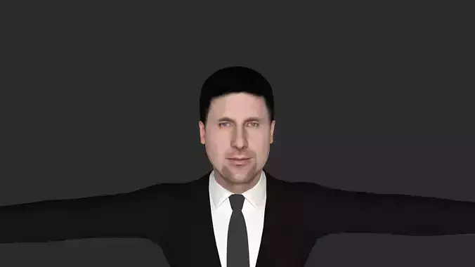 Novak Djokovic Hyper Realistic Full Body Rigged Character