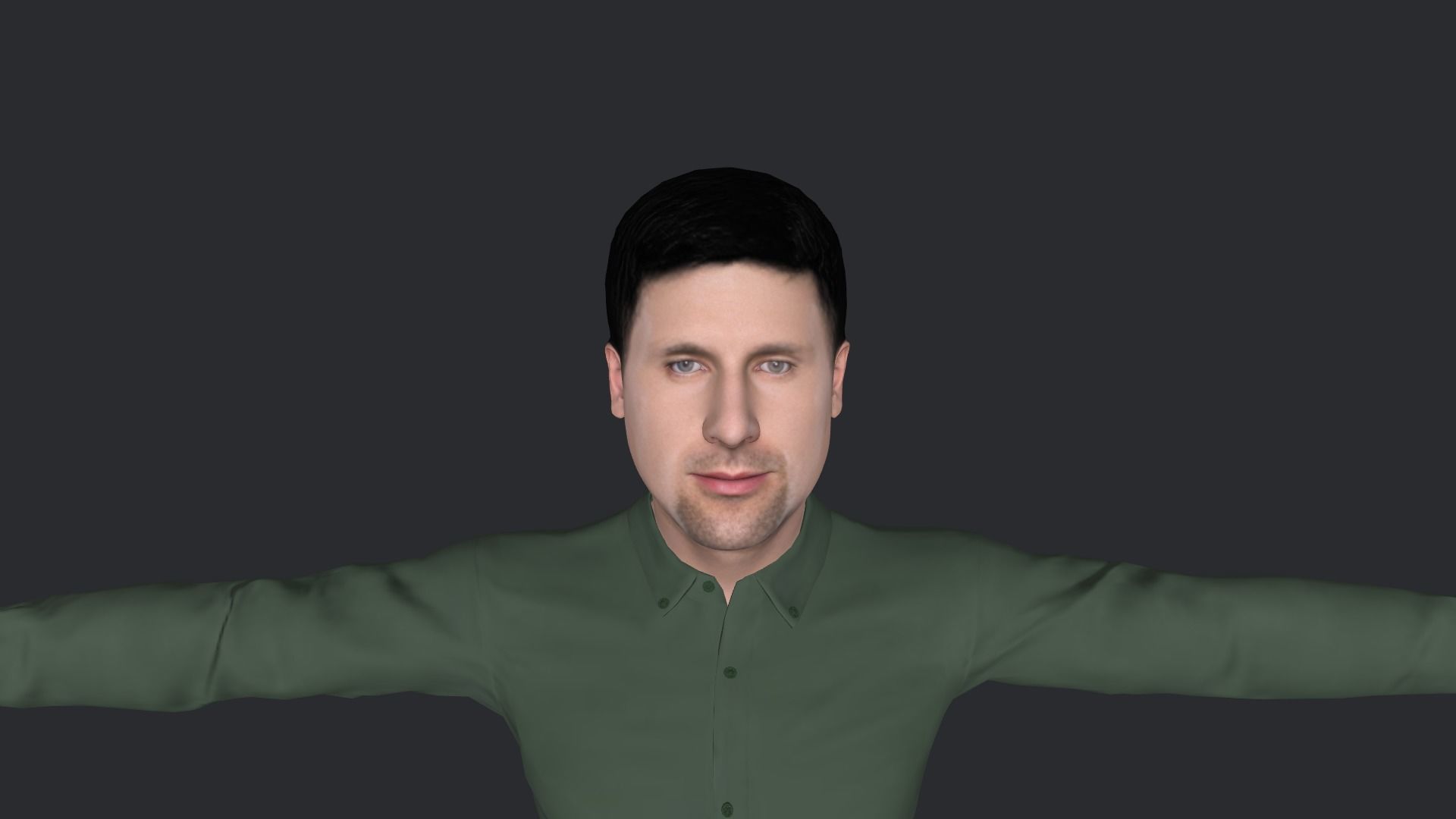 Novak Djokovic Hyper Realistic Full Body Rigged Character 3D model_26