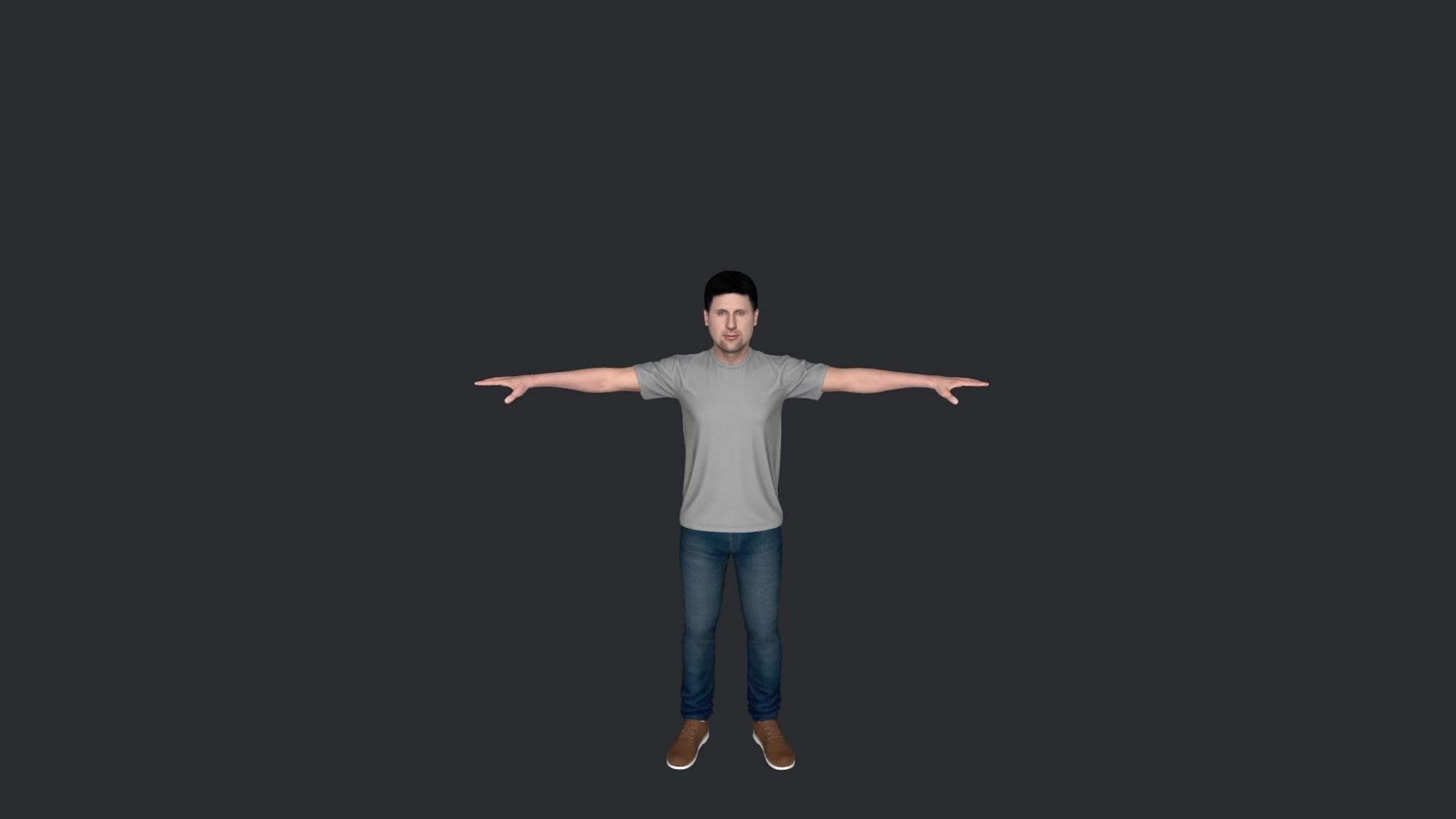 Novak Djokovic Hyper Realistic Full Body Rigged Character 3D model_20