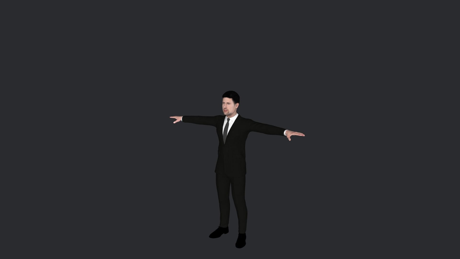 Novak Djokovic Hyper Realistic Full Body Rigged Character 3D model_24