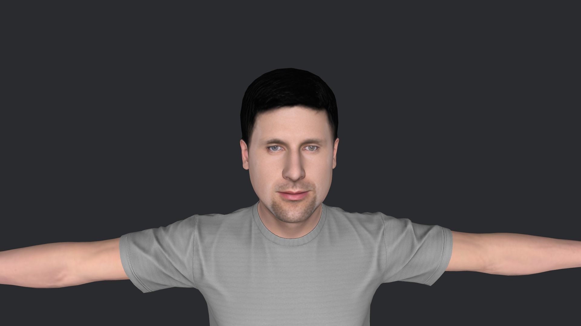 Novak Djokovic Hyper Realistic Full Body Rigged Character 3D model_18