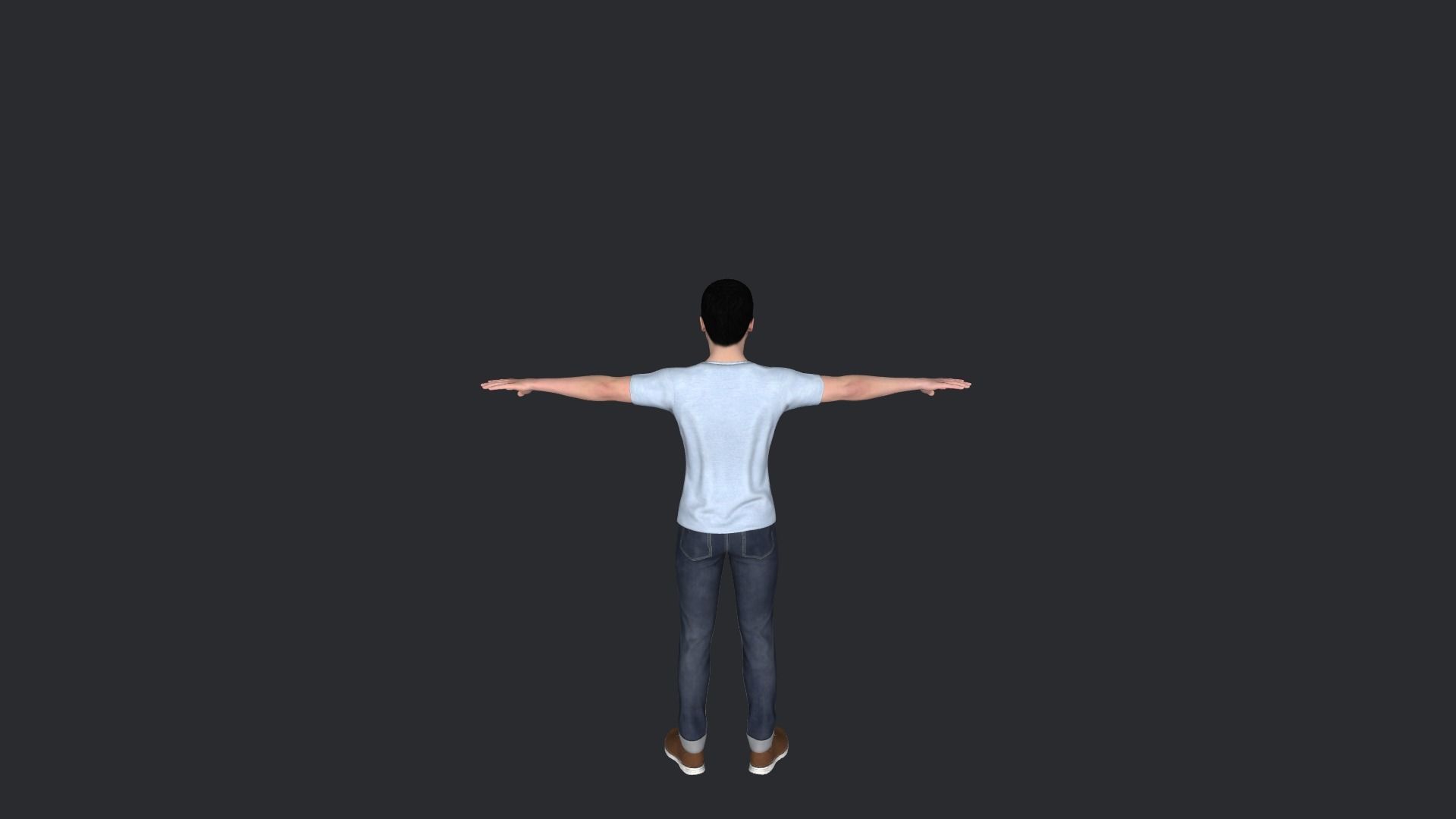 Novak Djokovic Hyper Realistic Full Body Rigged Character 3D model_6