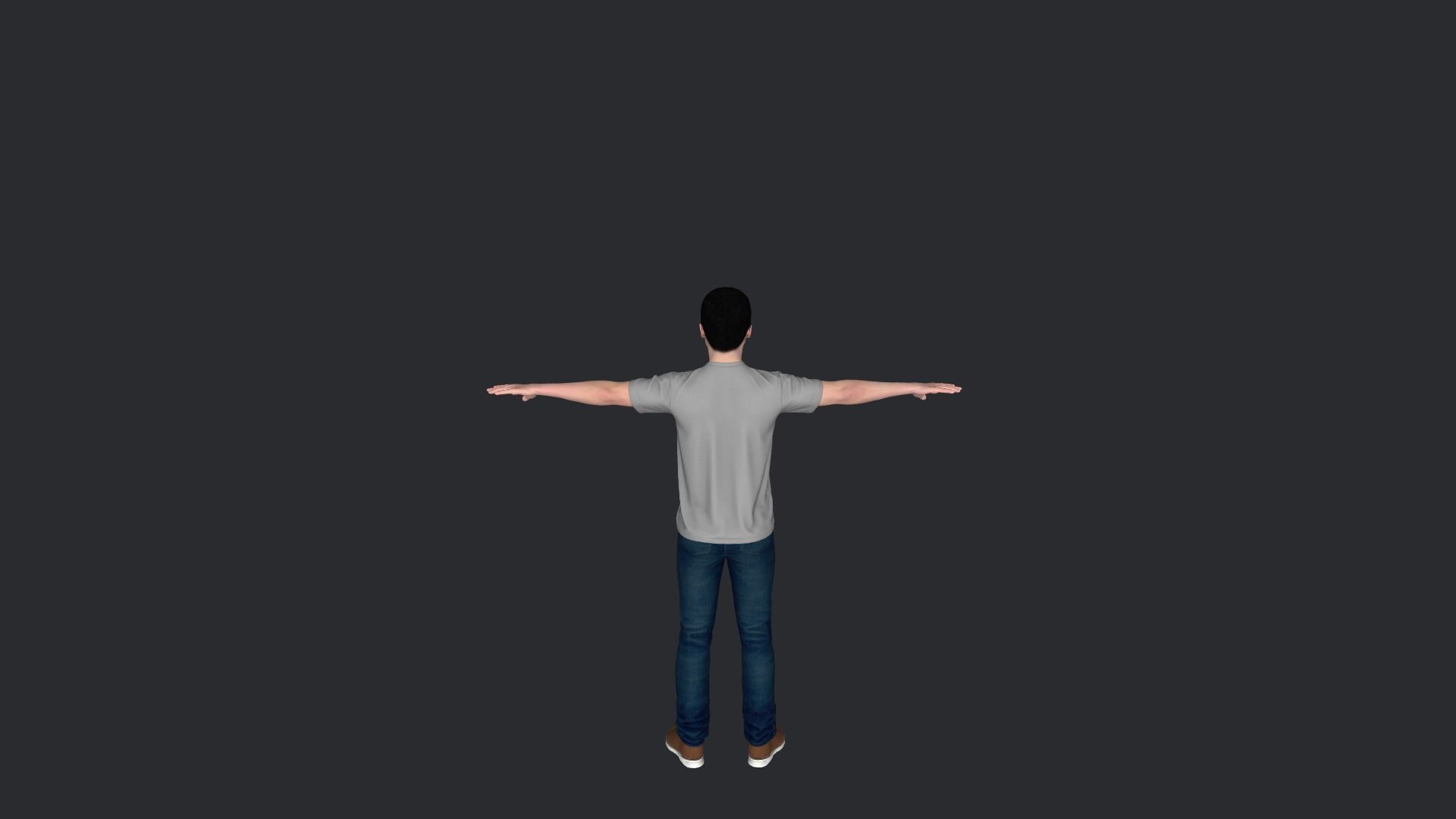 Novak Djokovic Hyper Realistic Full Body Rigged Character 3D model_23