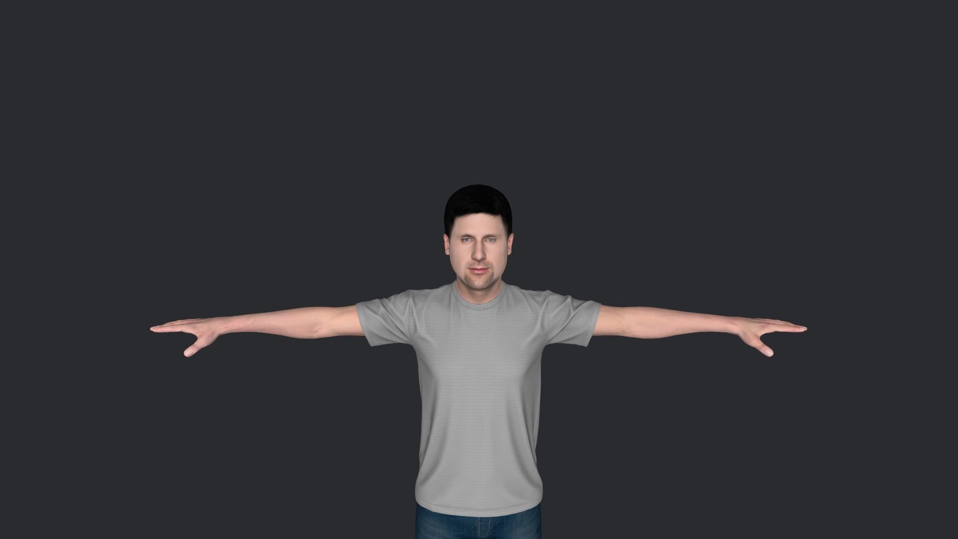 Novak Djokovic Hyper Realistic Full Body Rigged Character 3D model_19