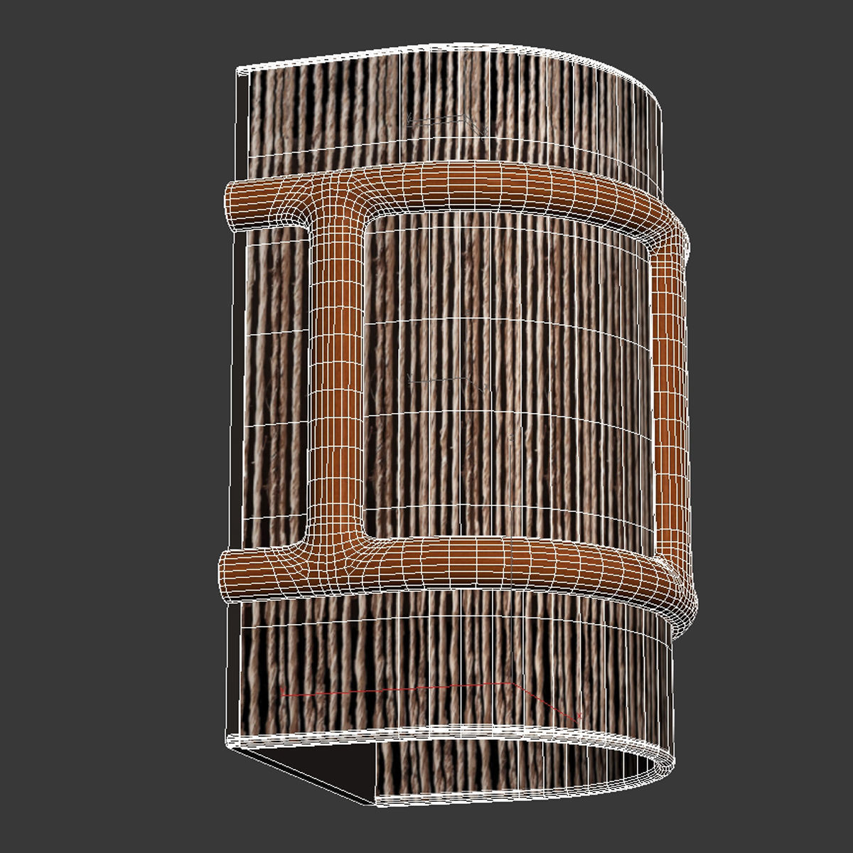 Woven shop noa sconce 3D model_5