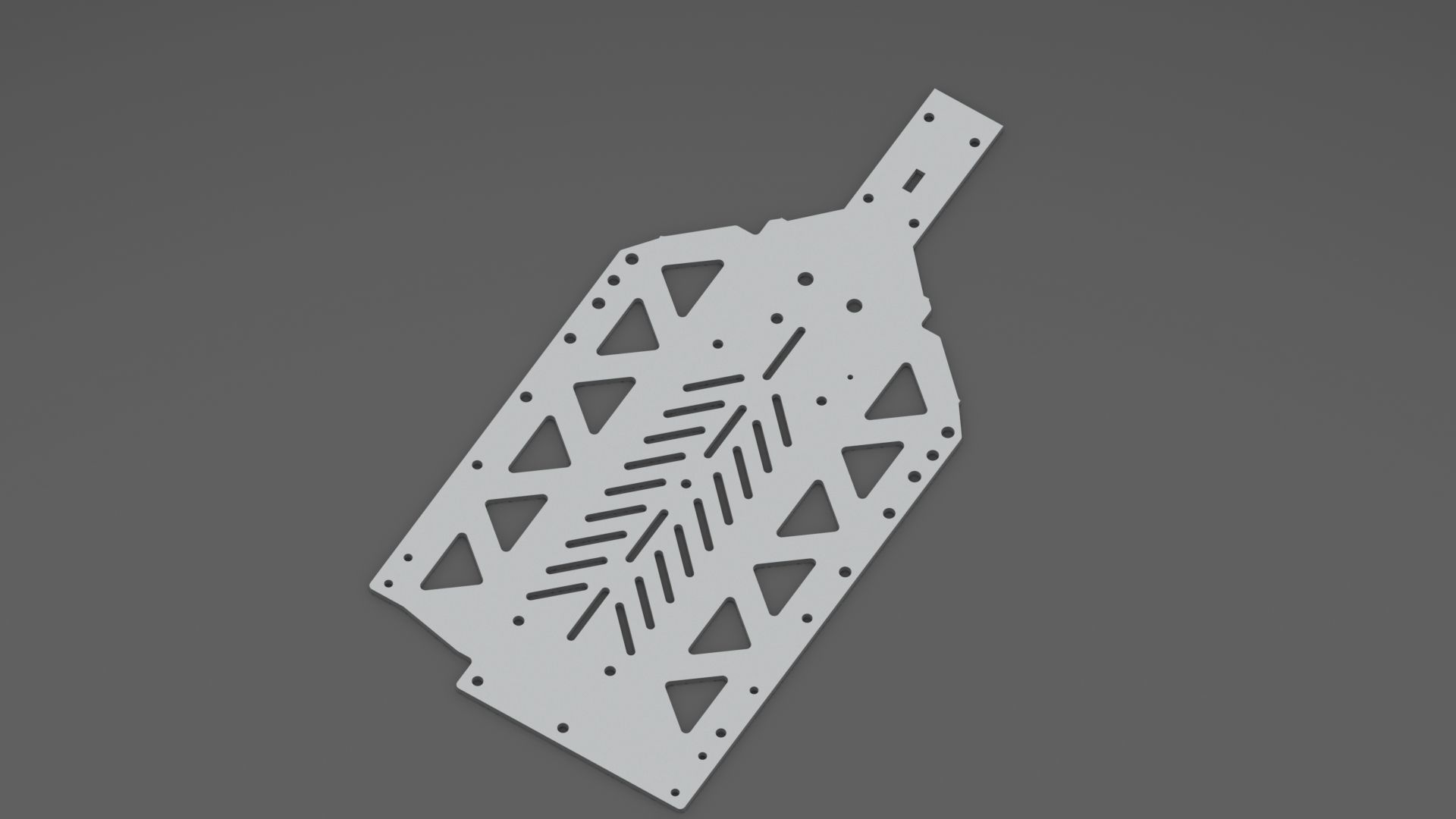 hpi - rovan baja chassis 3D model_2