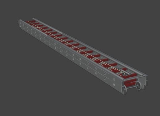Feuerwehr 3-Teilige Schiebleiter 3D model_1