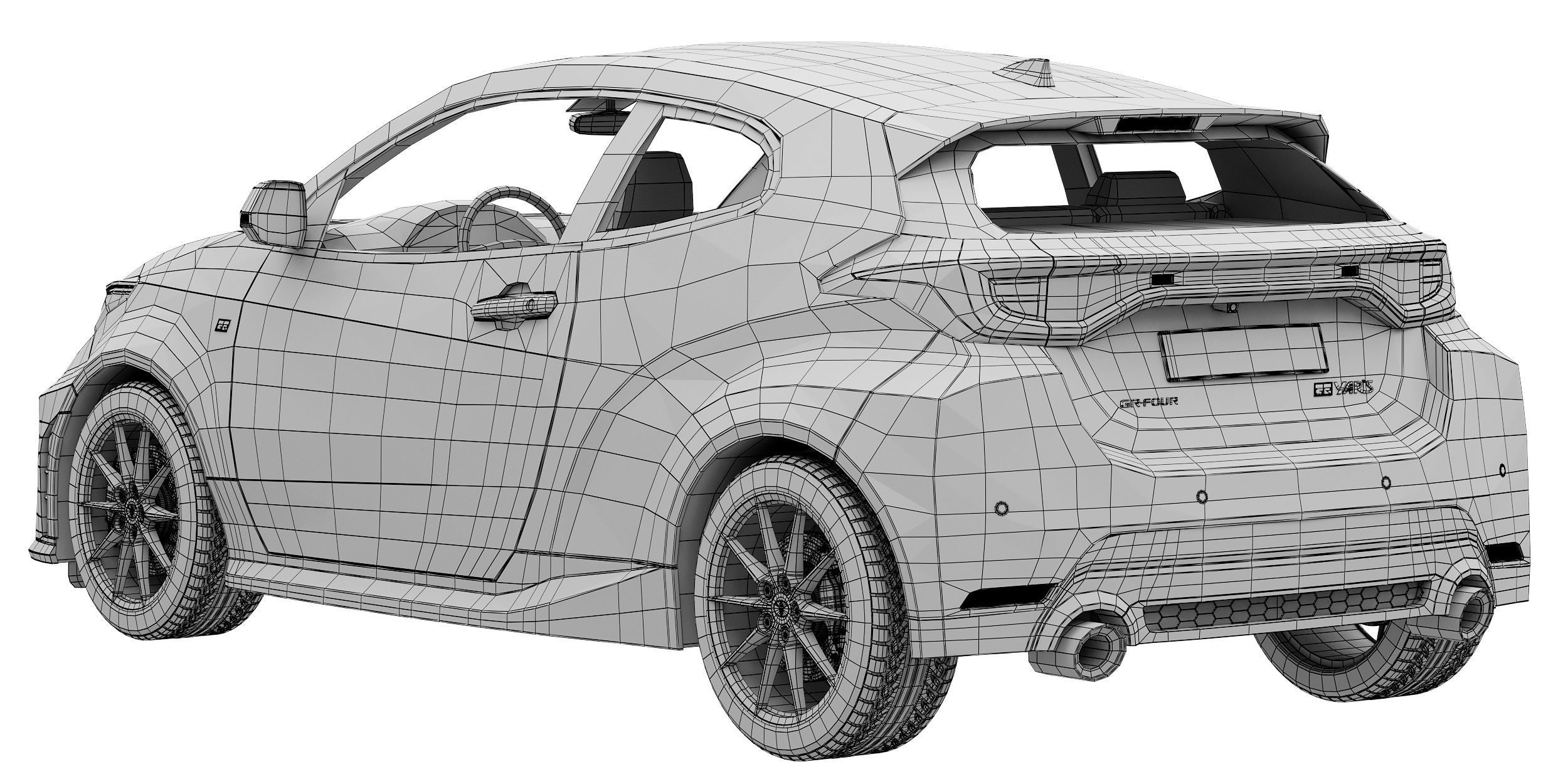 Toyota GR Yaris 2024 3D model_15