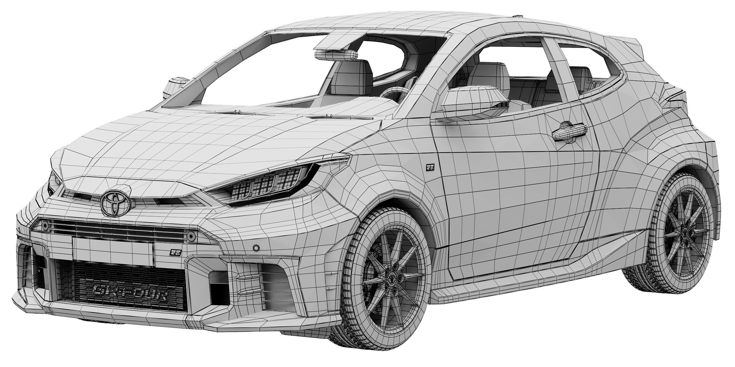 Toyota GR Yaris 2024 3D model_13