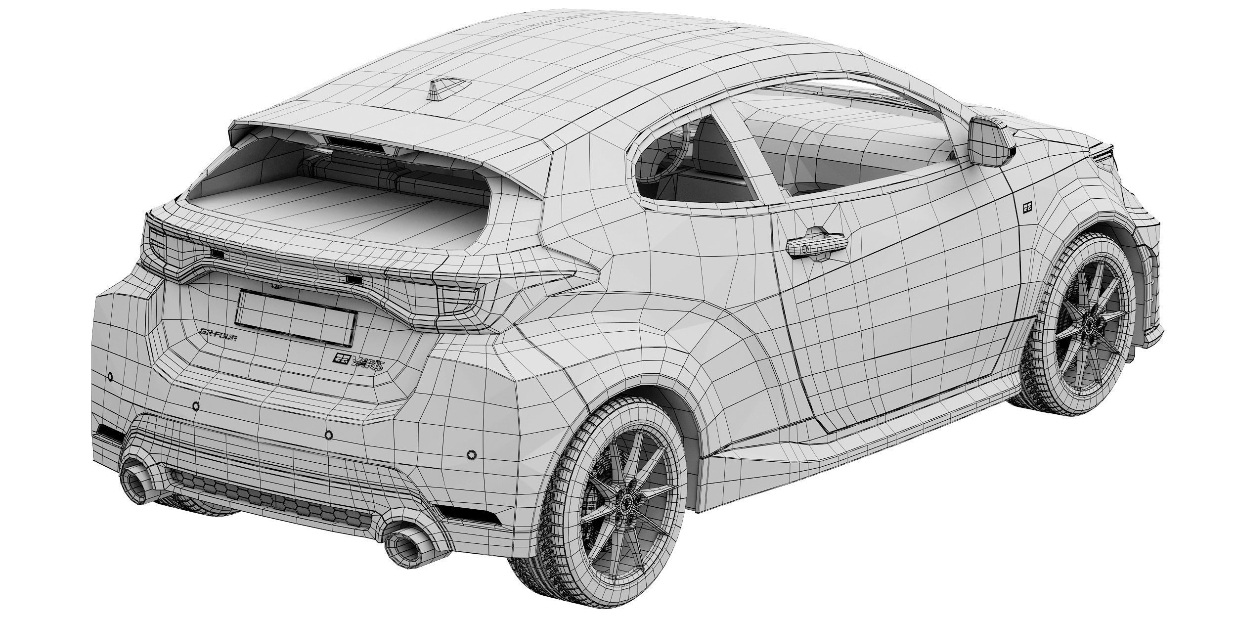 Toyota GR Yaris 2024 3D model_17