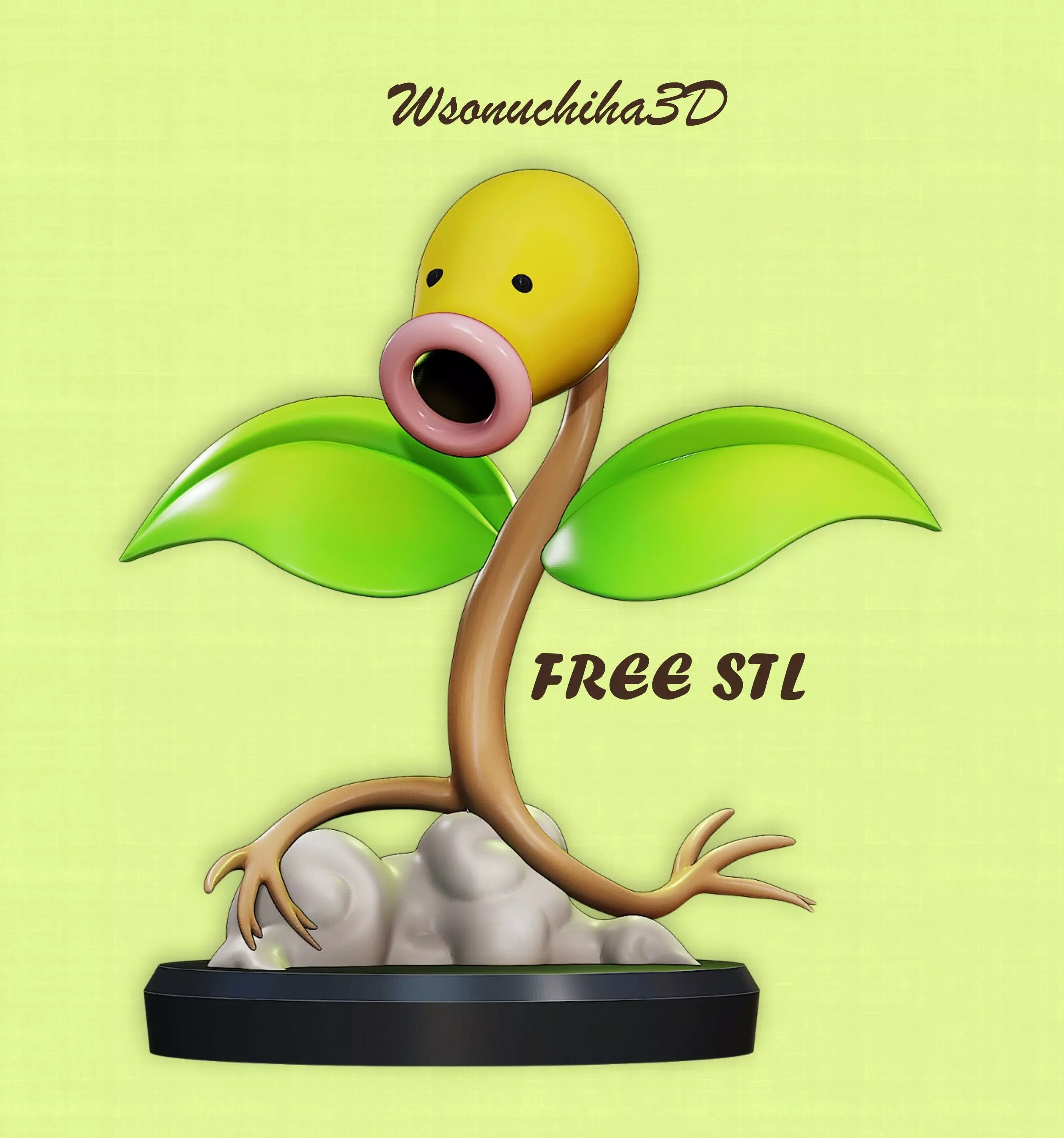 Bellsprout - Pokemon Free 3D print model