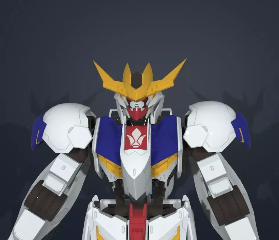 gundam barbatos 3D model_0