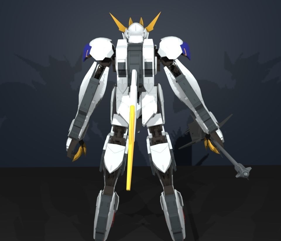 gundam barbatos 3D model_4