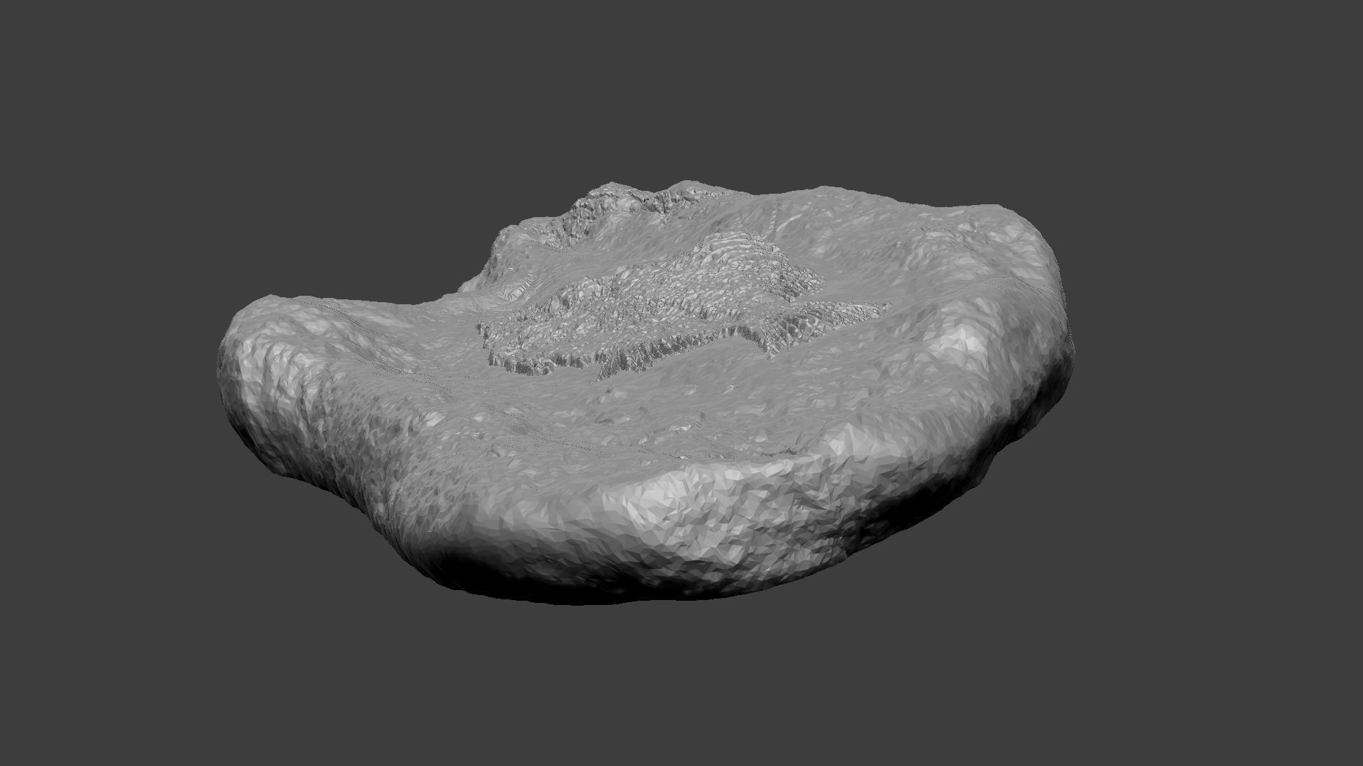 Fish Mineral Fossile - Realistic Printable Resin 3D print model_5