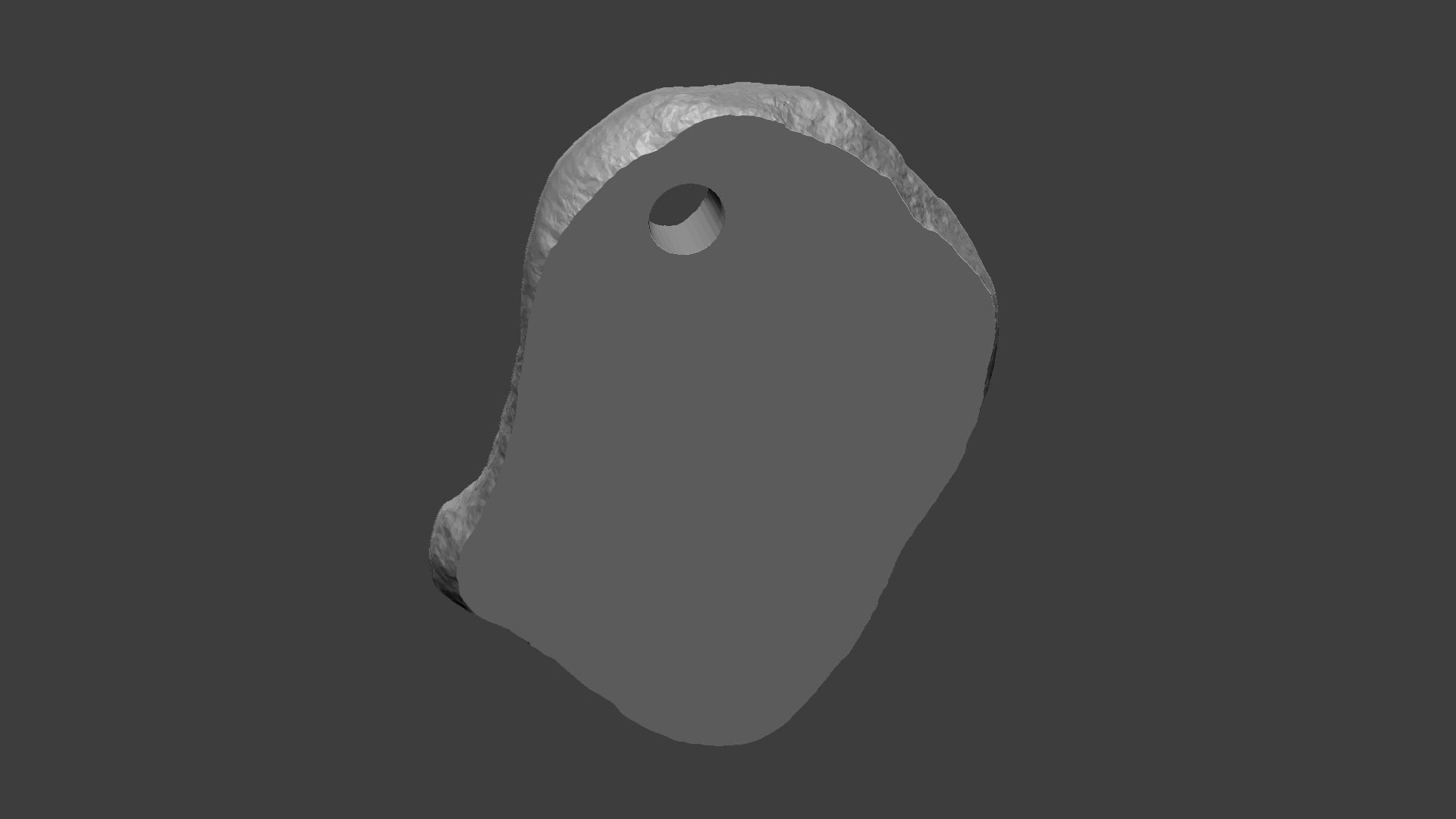 Fish Mineral Fossile - Realistic Printable Resin 3D print model_7