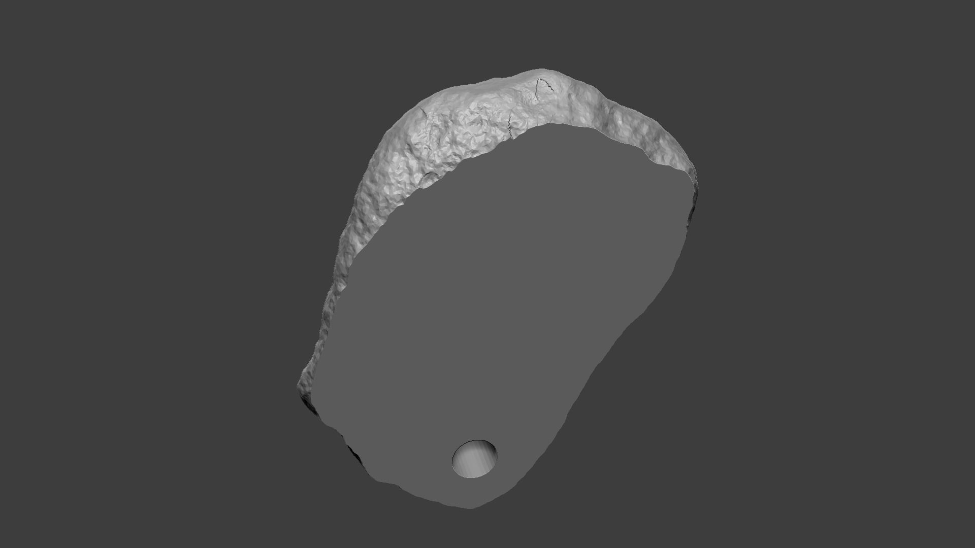 Velociraptor Face Mineral Fossile - Realistic Printable Resin 3D print model_7