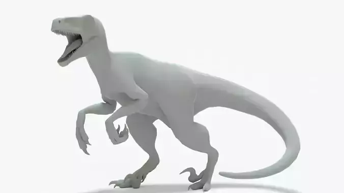 Atrociraptor Rigged Basemesh Low-poly 3D model