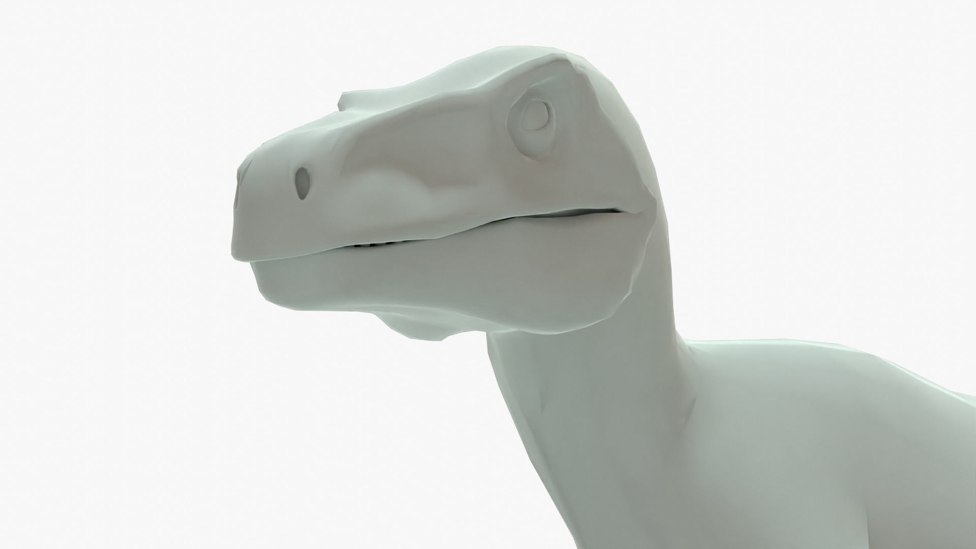 Atrociraptor Rigged Basemesh Low-poly 3D model_12