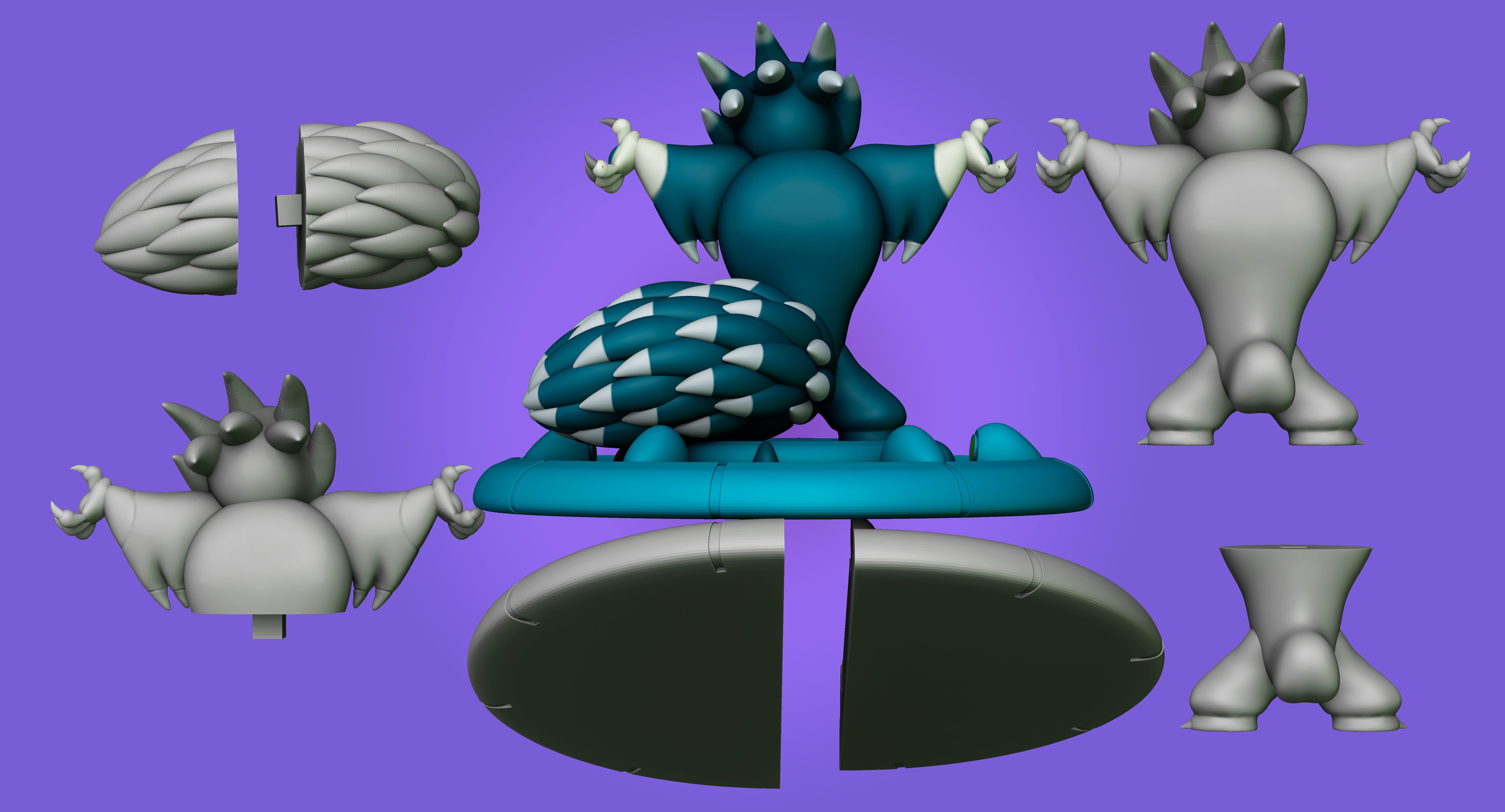 Spike 319  Lilo y Stitch  Free 3D print model_5