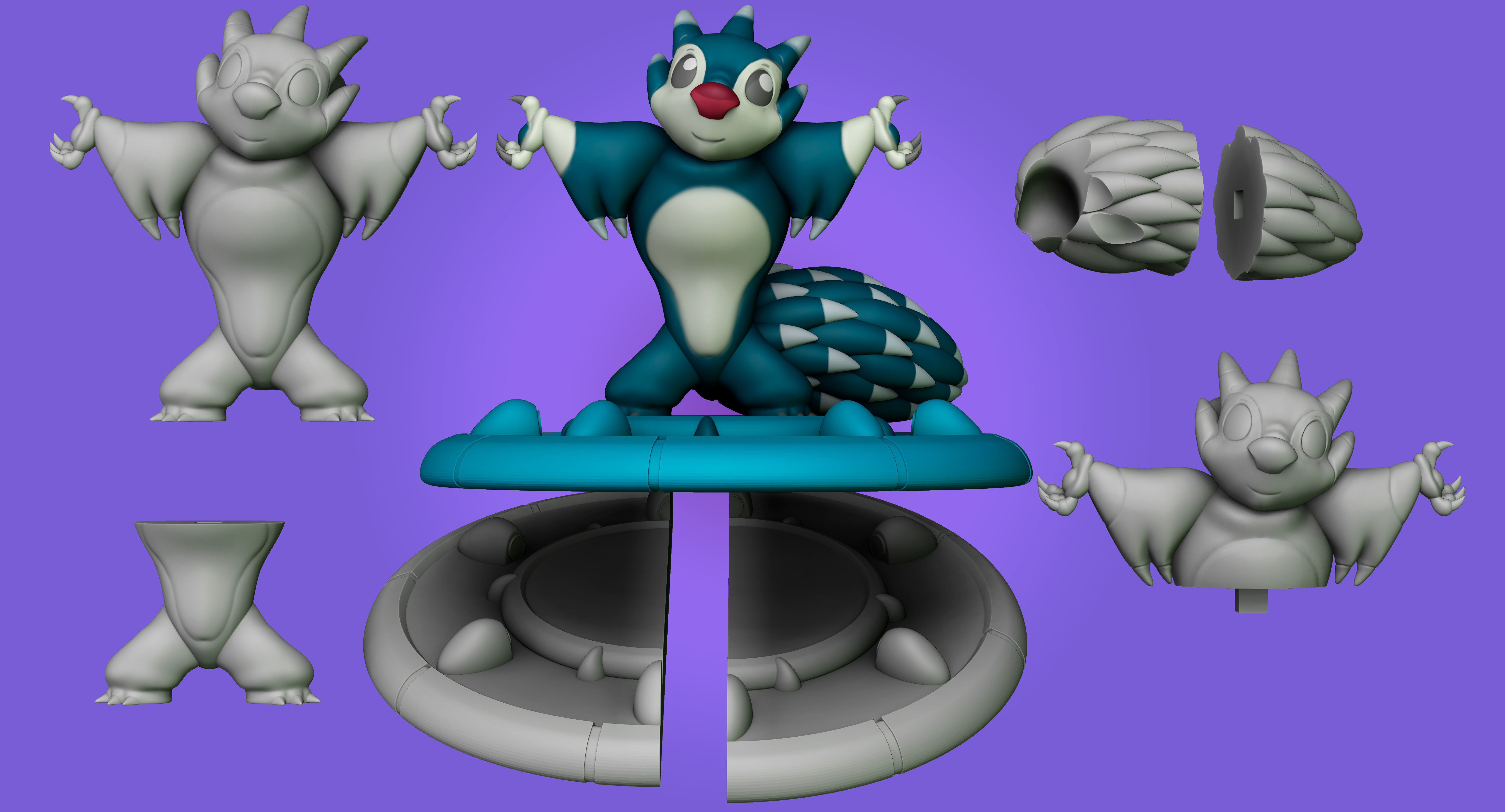 Spike 319  Lilo y Stitch  Free 3D print model_4