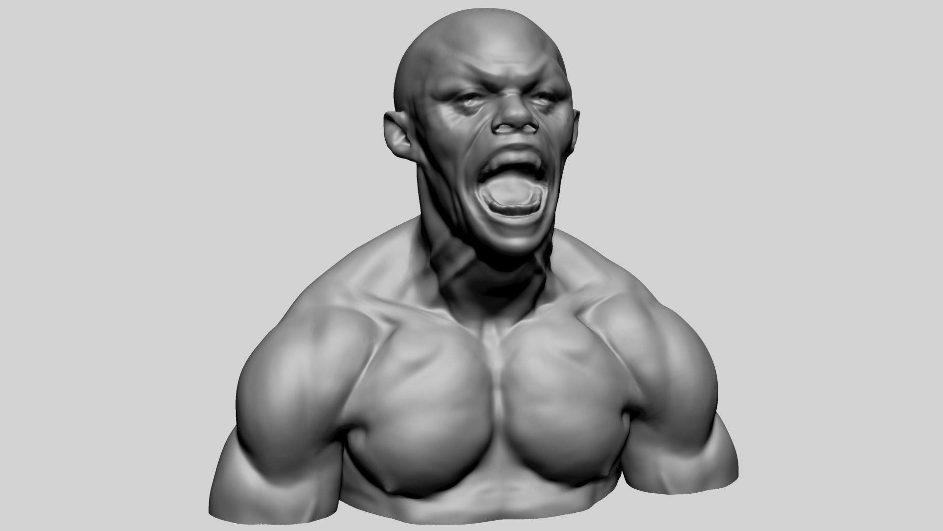 Male Upper Body B 3D model_1