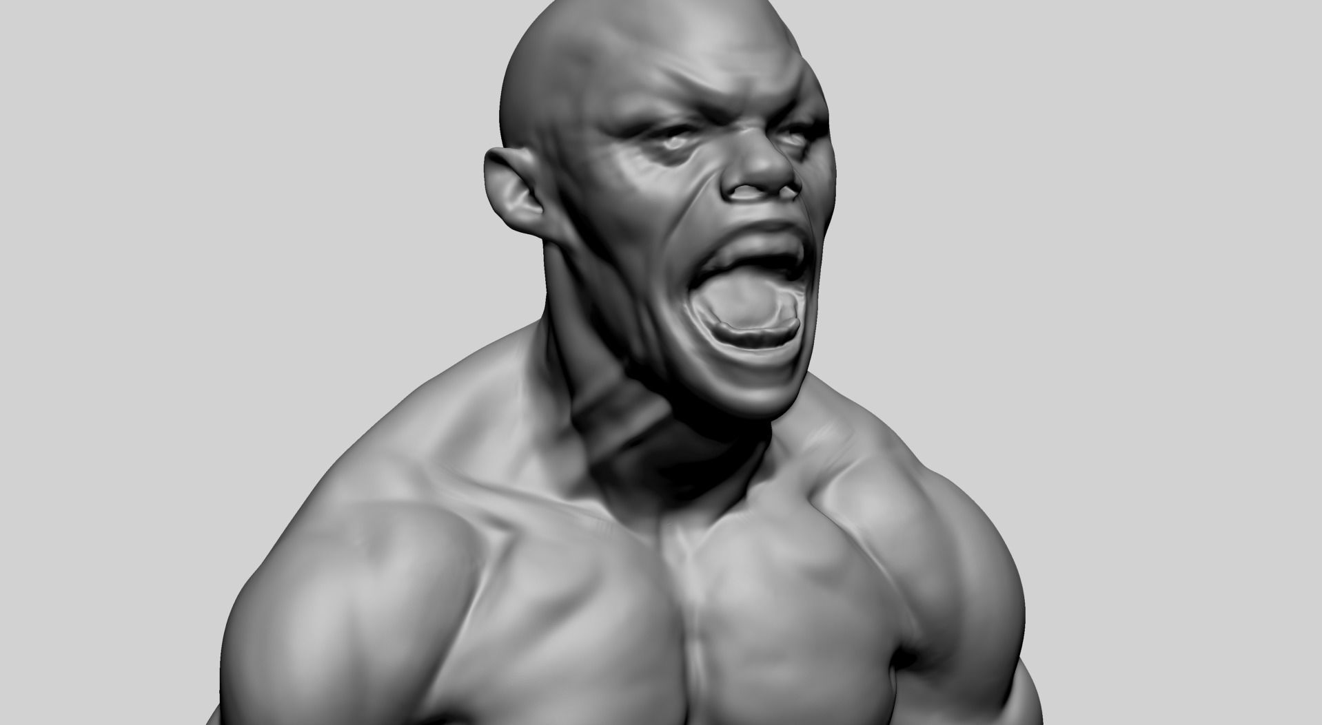 Male Upper Body B 3D model_8