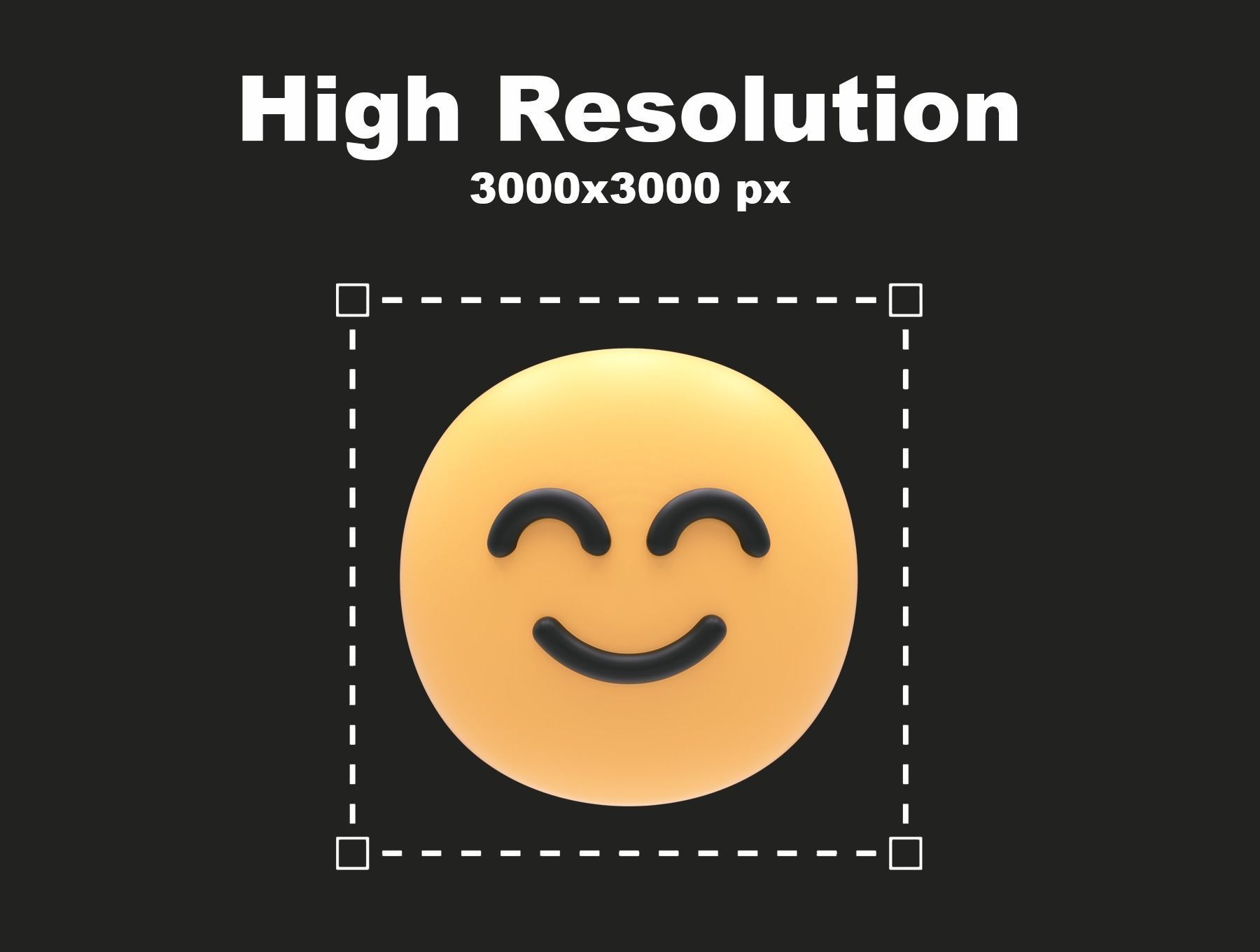 Emojis 3D Icon Pack  Low-poly 3D model_2