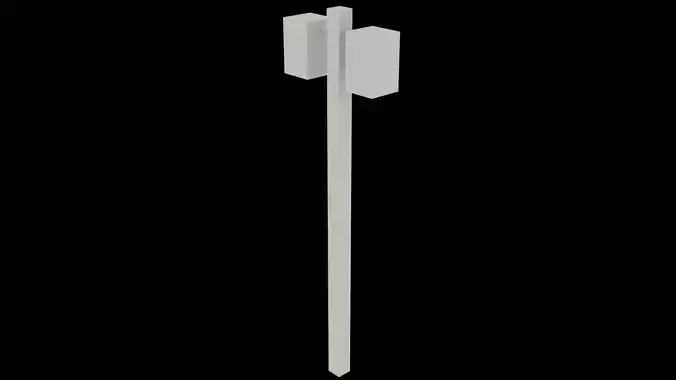 Low Poly Game Ready Mobile Antenna