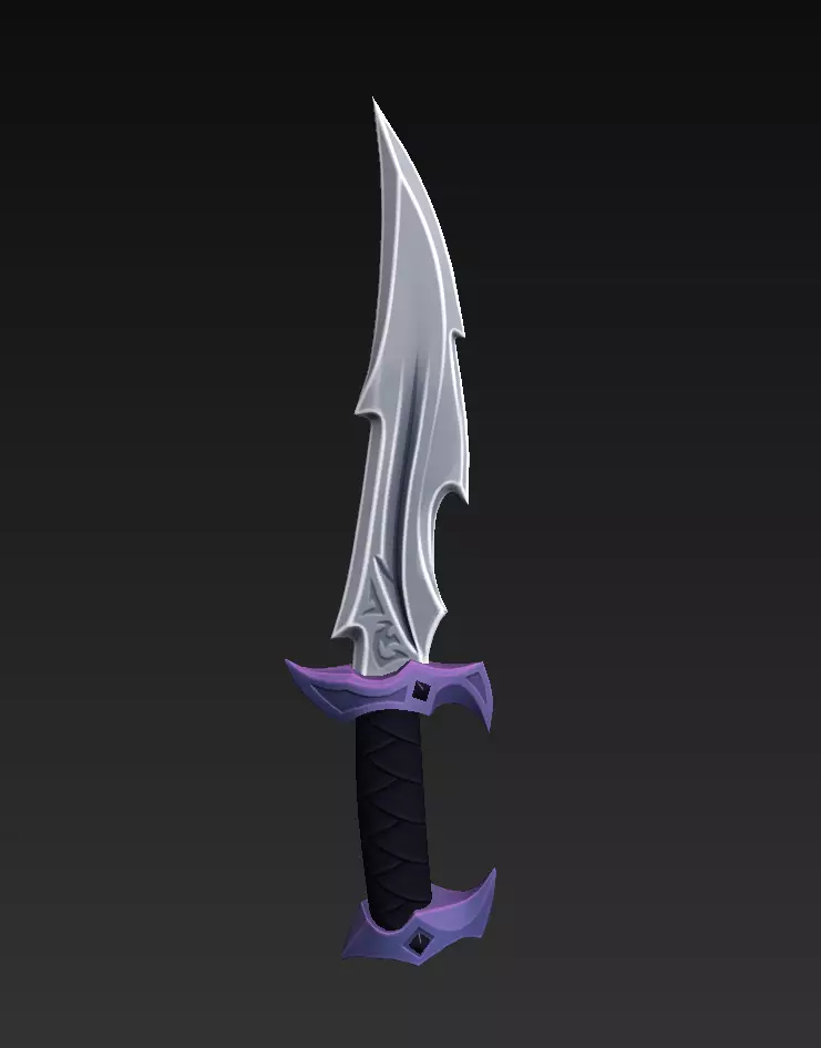 Reaver Knife Valorant 3D print model_0