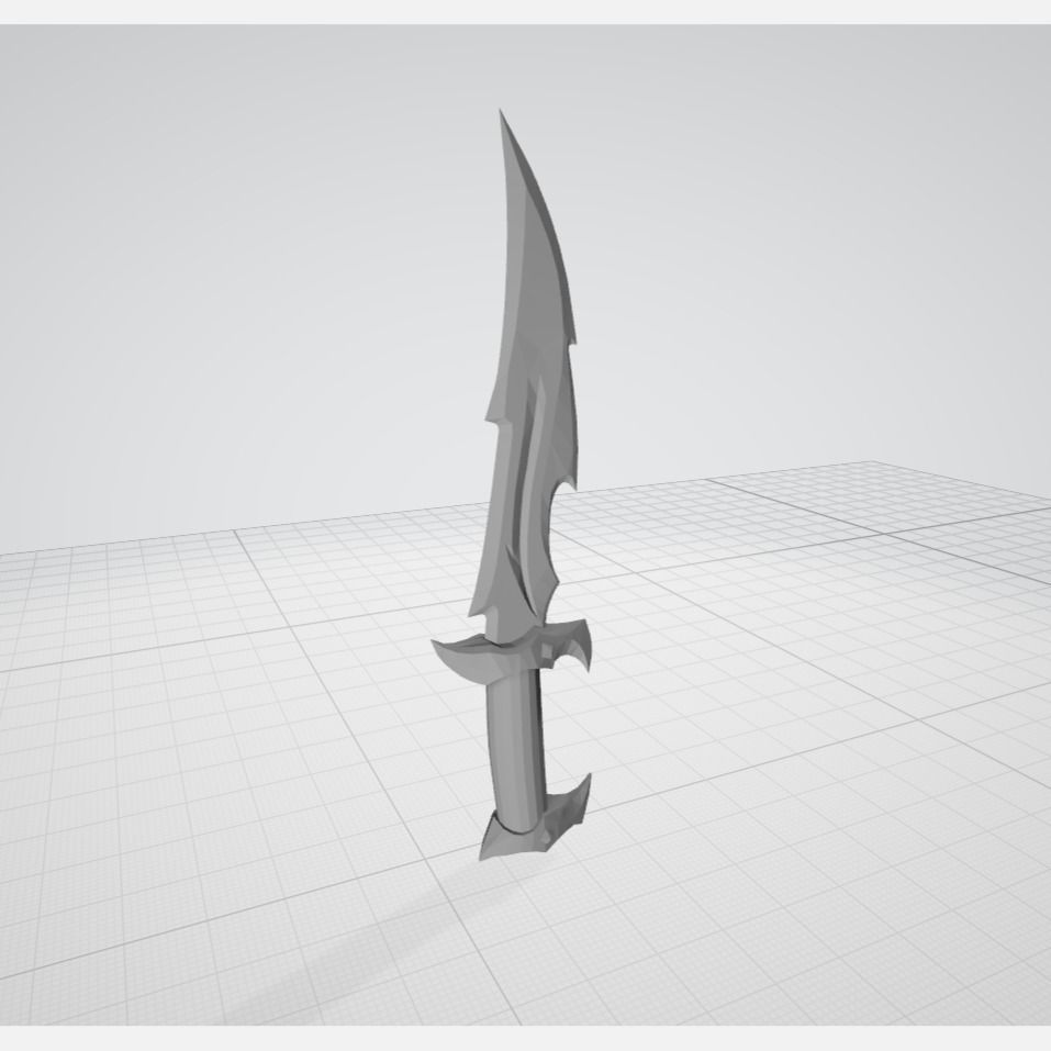 Reaver Knife Valorant 3D print model_1